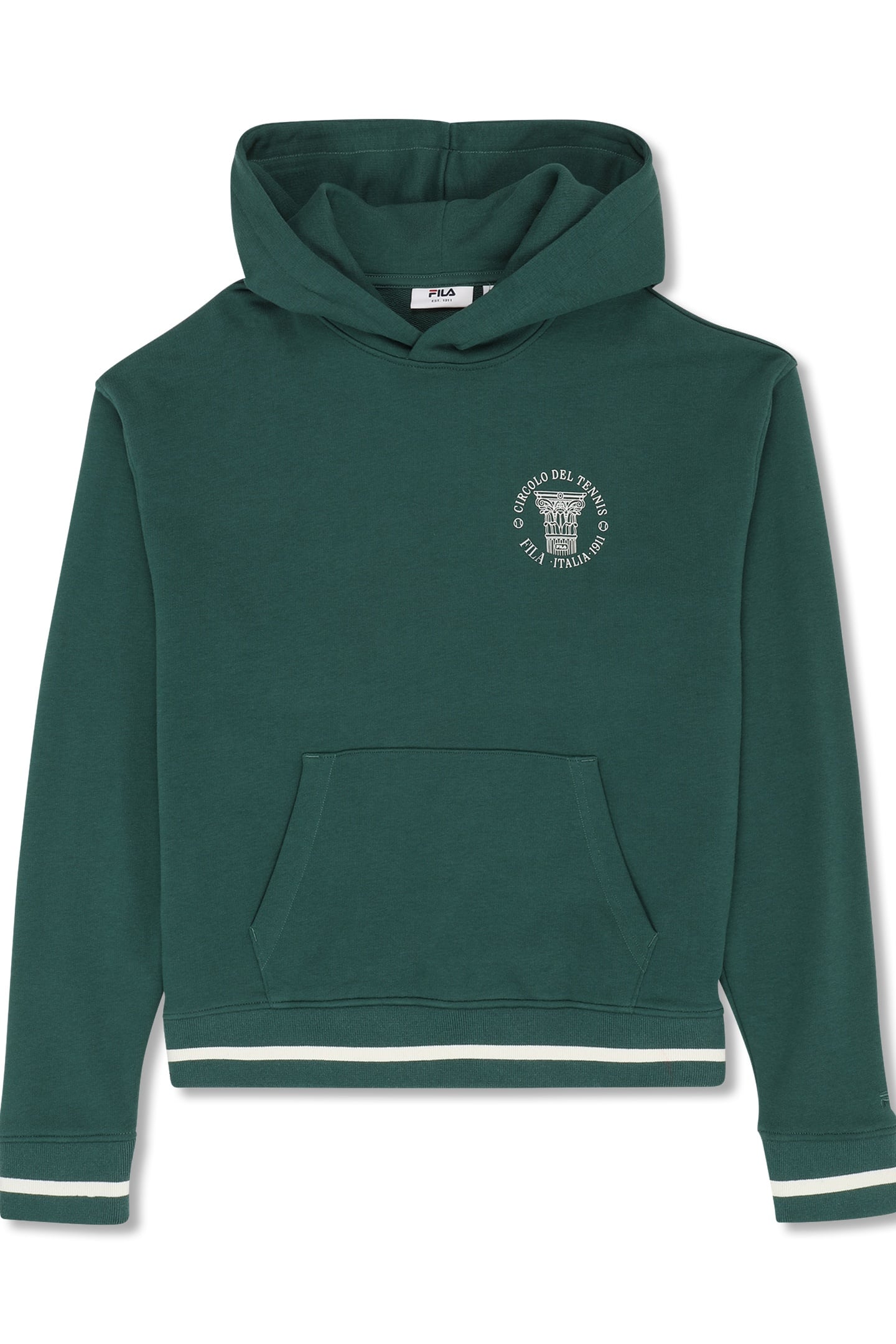 MARLIA RELAXED GRAPHIC HOODIE POSY GREEN 5