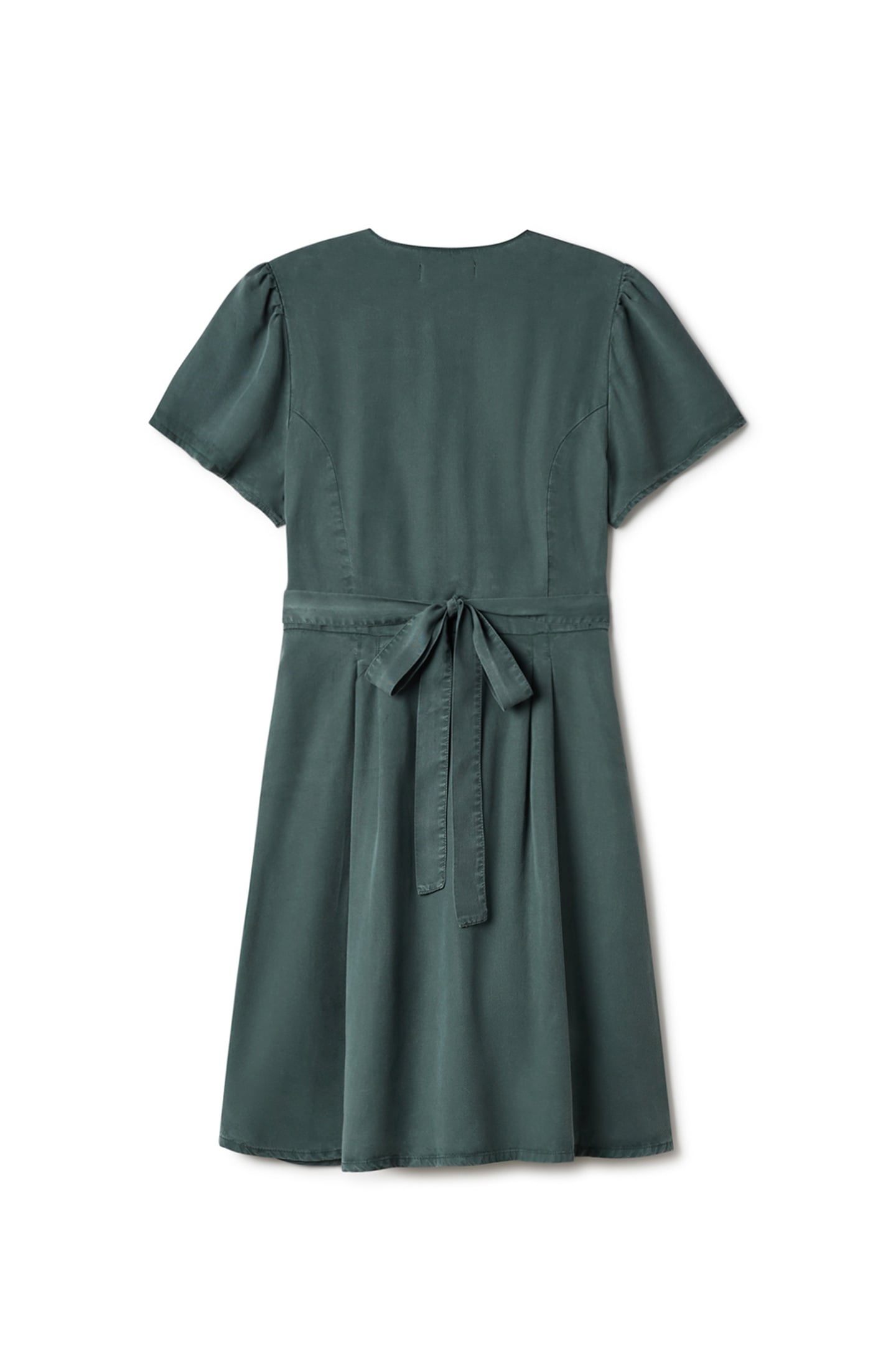BORSSELEN DRESS FOREST GREEN 4