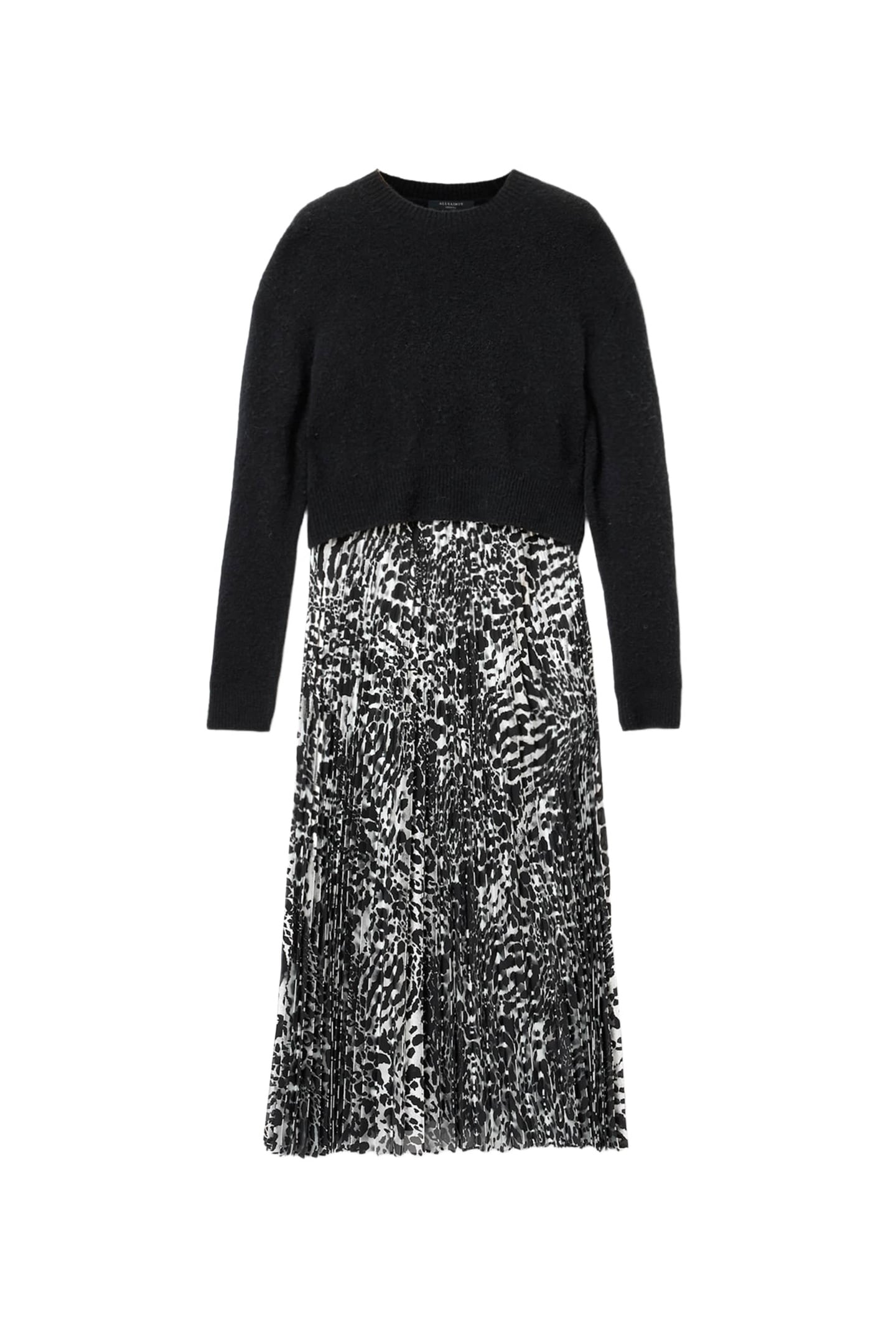 SPARK LEPPO DRESS BLACK/CHARCOAL 5