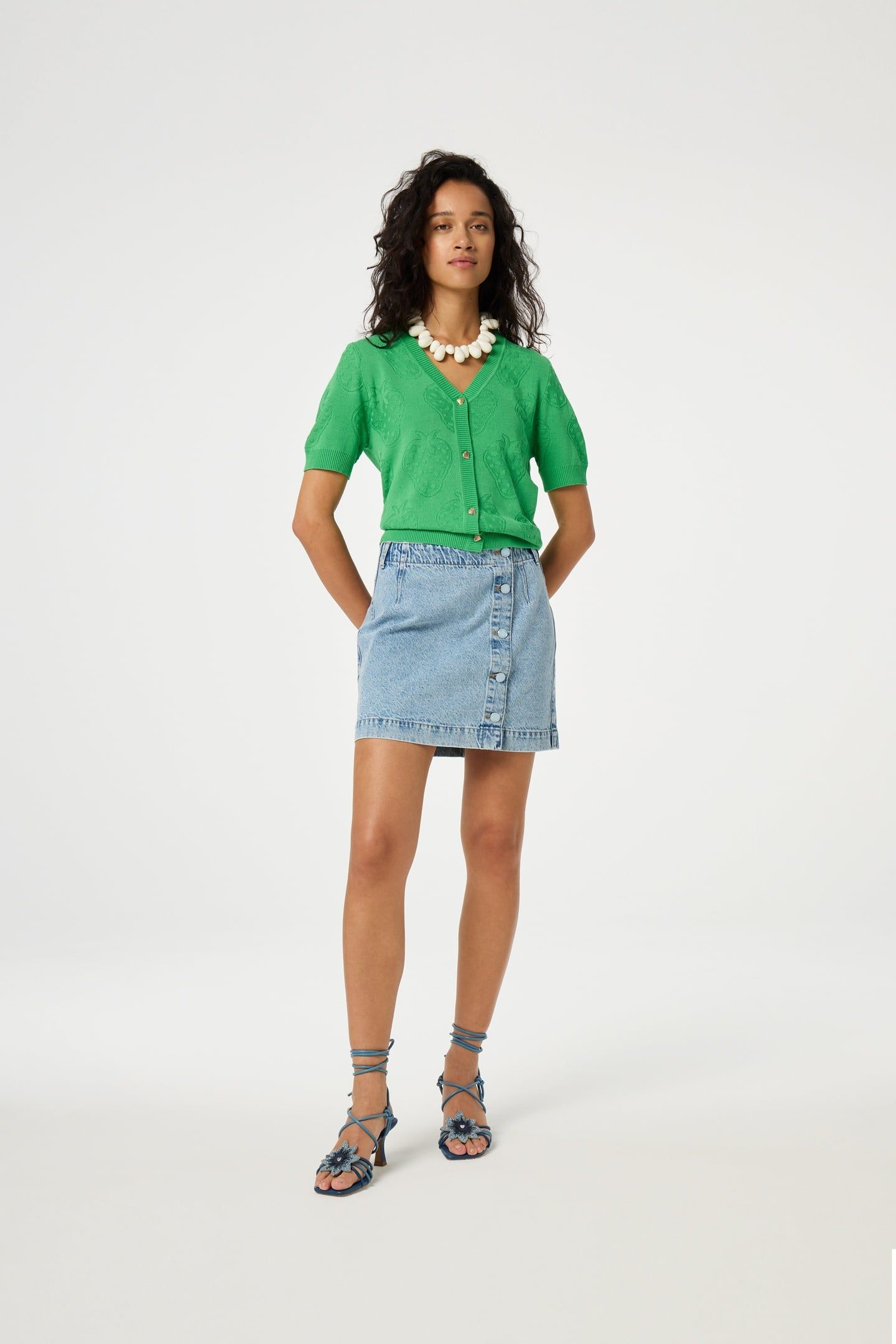 MADDY CARDIGAN GREEN APPLE 2