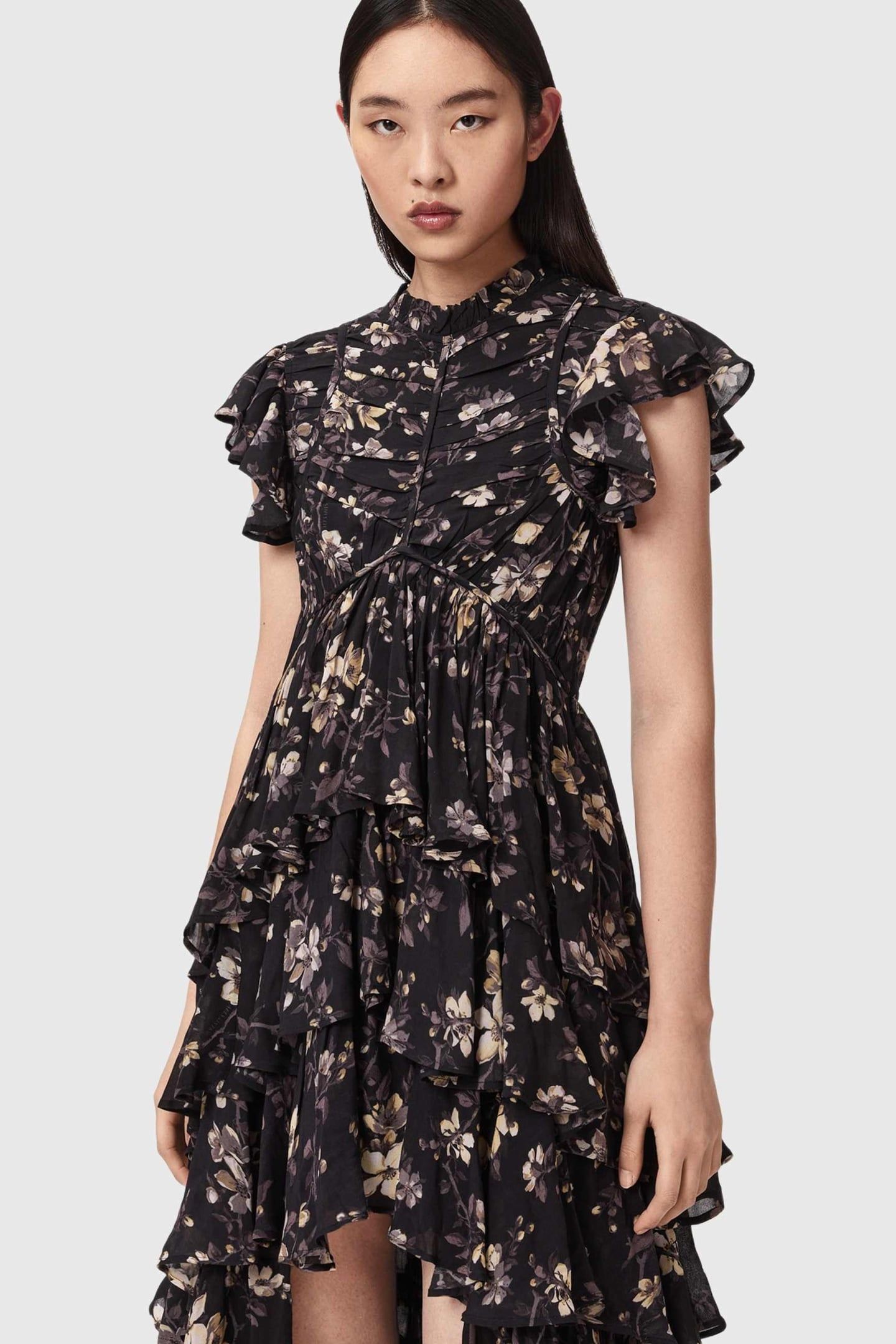 SHAELA DRESS VINE BLACK 1