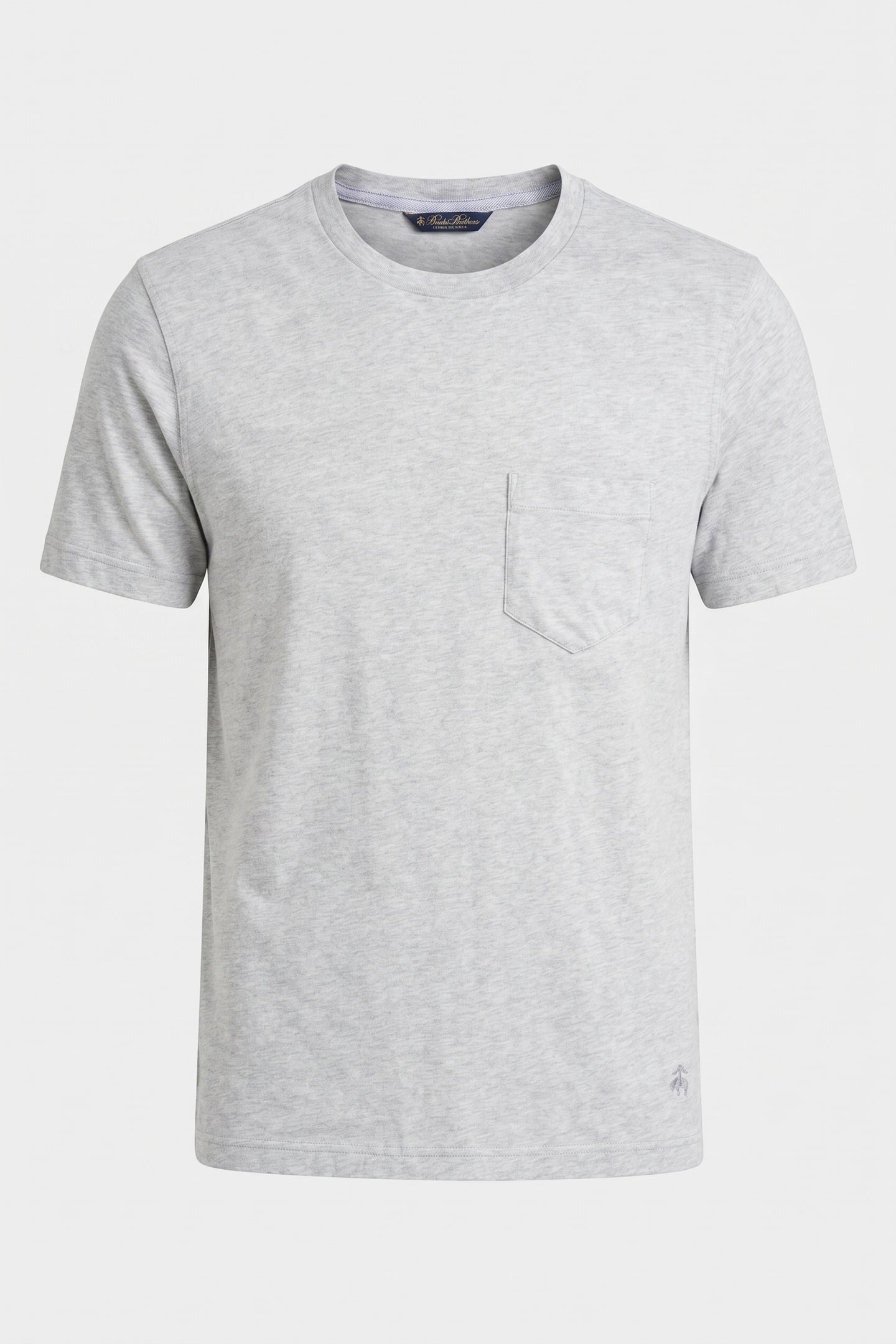 SUPIMA CREWNECK COTTON T-SHIRT GREY 6