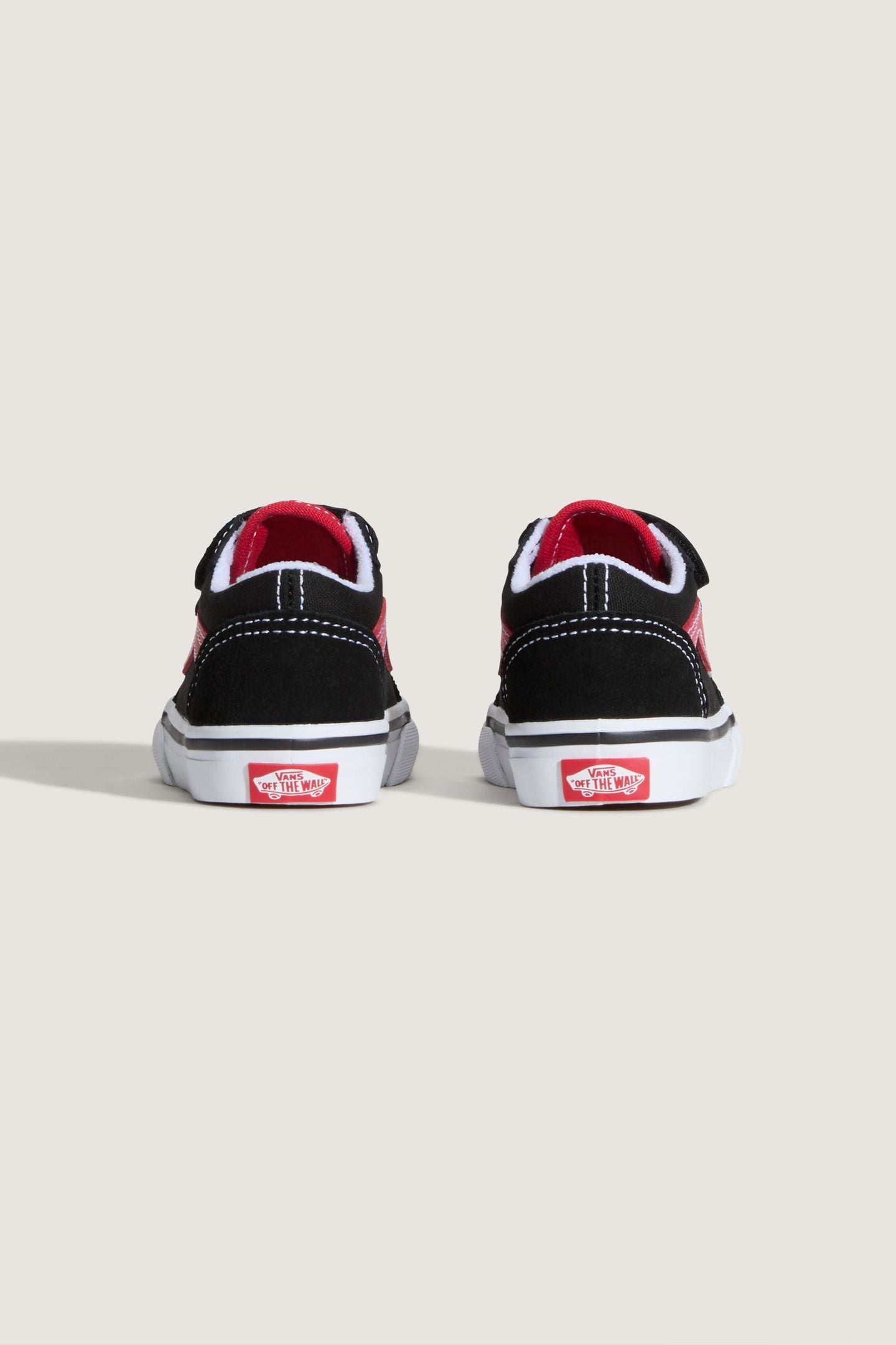 TODDLER OLD SKOOL V RETRO POP BLACK/RED 3