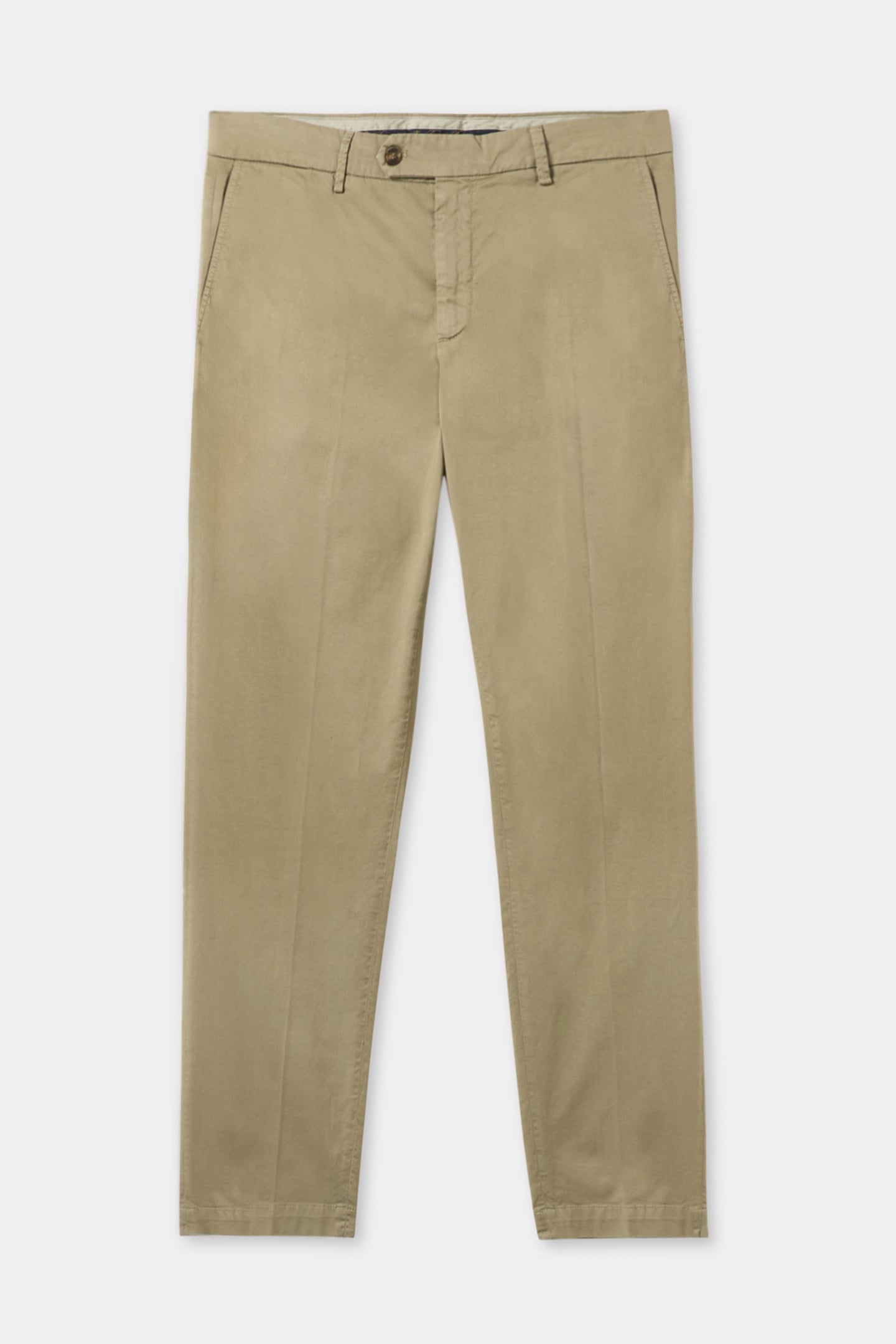 REGULAR FIT STRETCH COTTON GABARDINE CHINO KHAKI 4