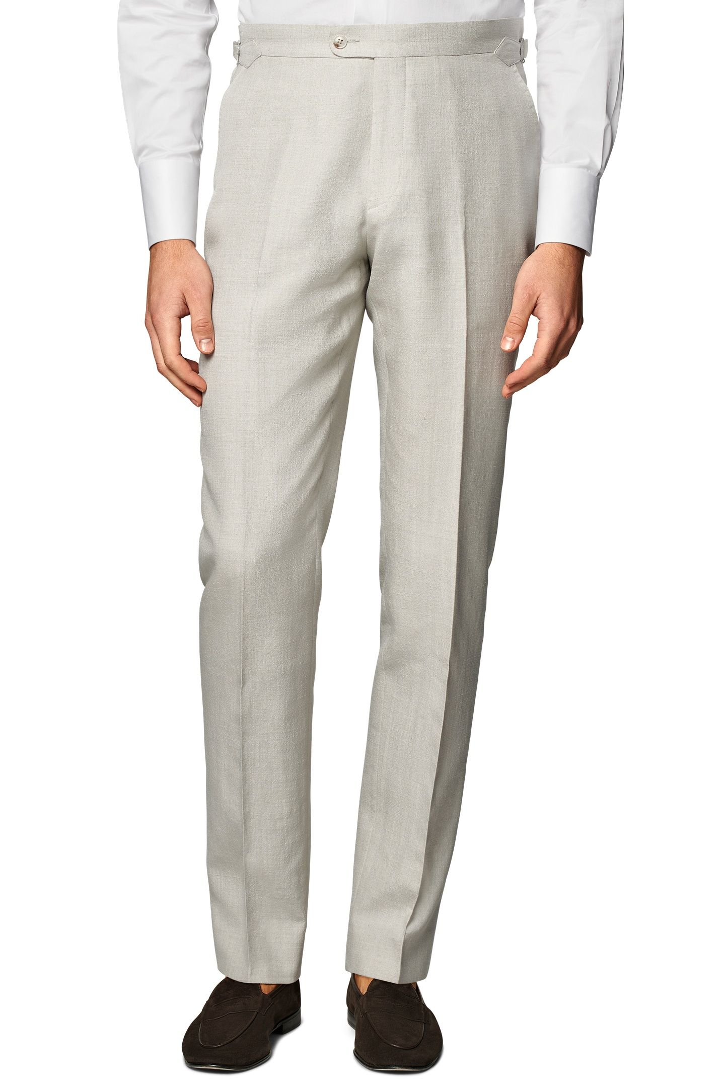 HAVANA-LIGHT BROWN-WOOL SILK LINEN NESTED SUITS LIGHT BROWN 2