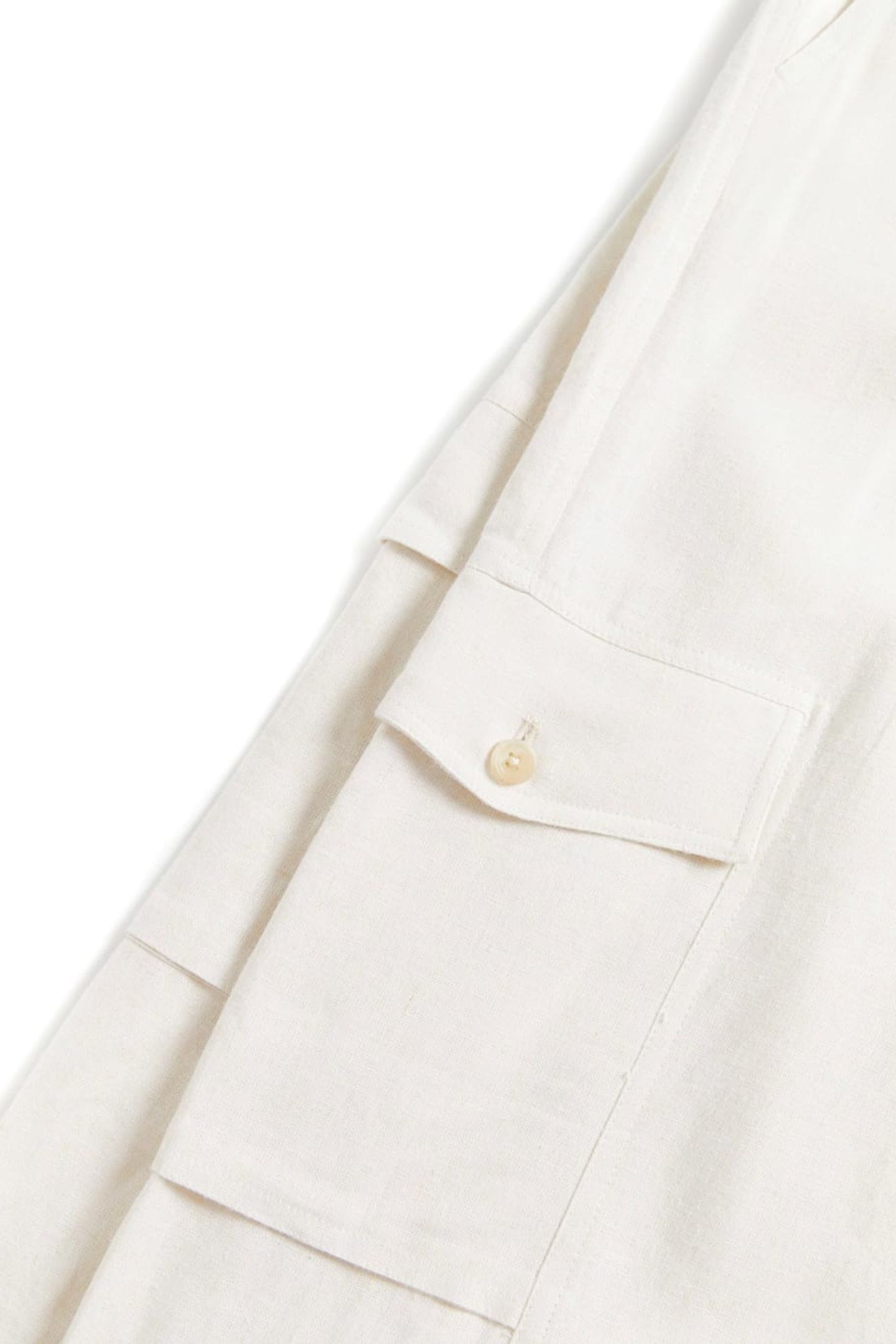 GUESS ECO FLETCHER LINEN CARGO PEARL WHITE MULTI 10