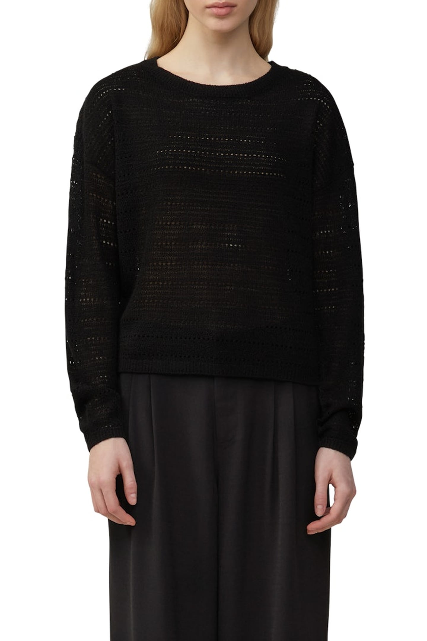S.OLIVER-QS PULLOVER BLACK 1