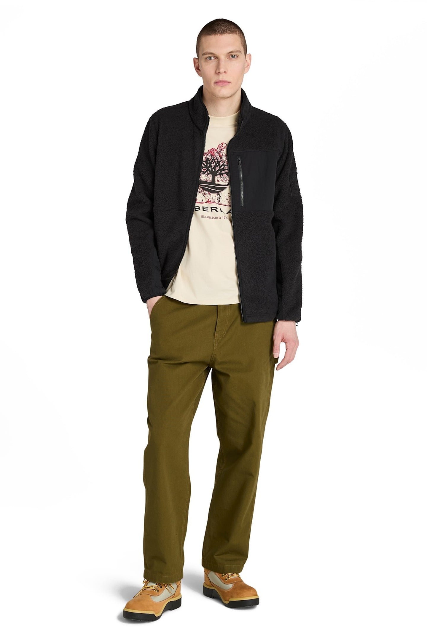 FRONT SEASONAL TREE LOGO GRAPHIC TEE ANGORA 4