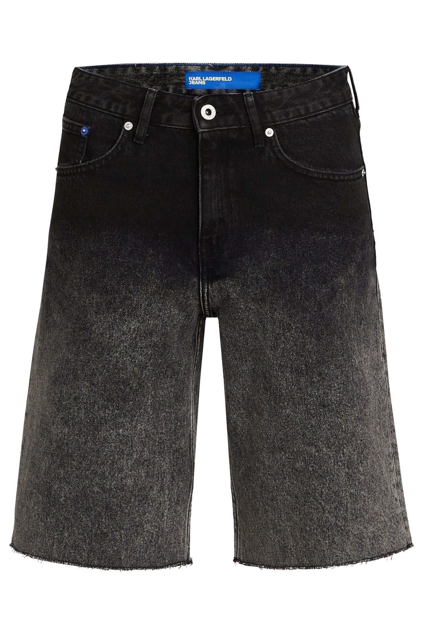 OMBRE DENIM SHORT WASHED BLACK OMBRE 5