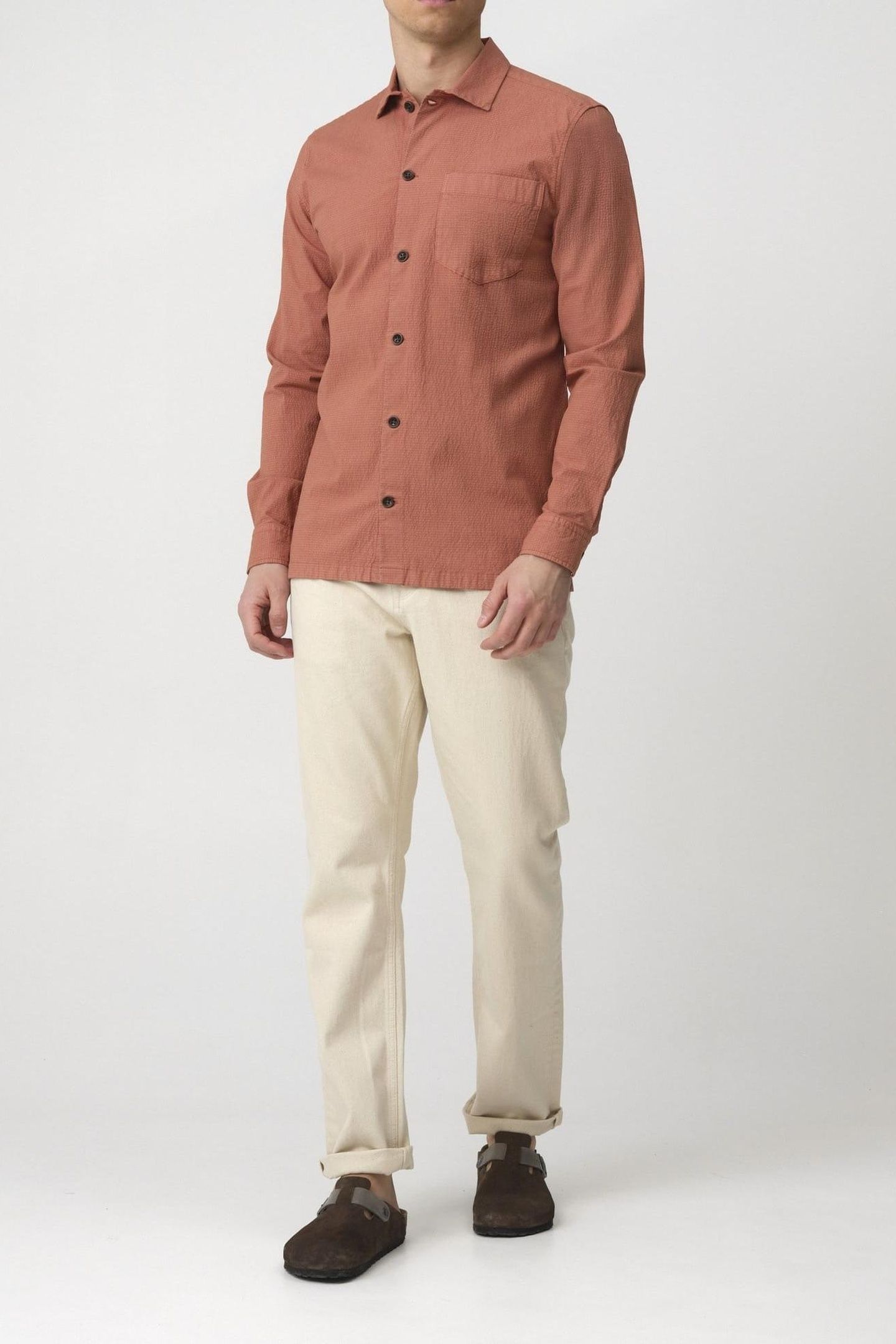 CASUAL SHIRT LM BROWN 3