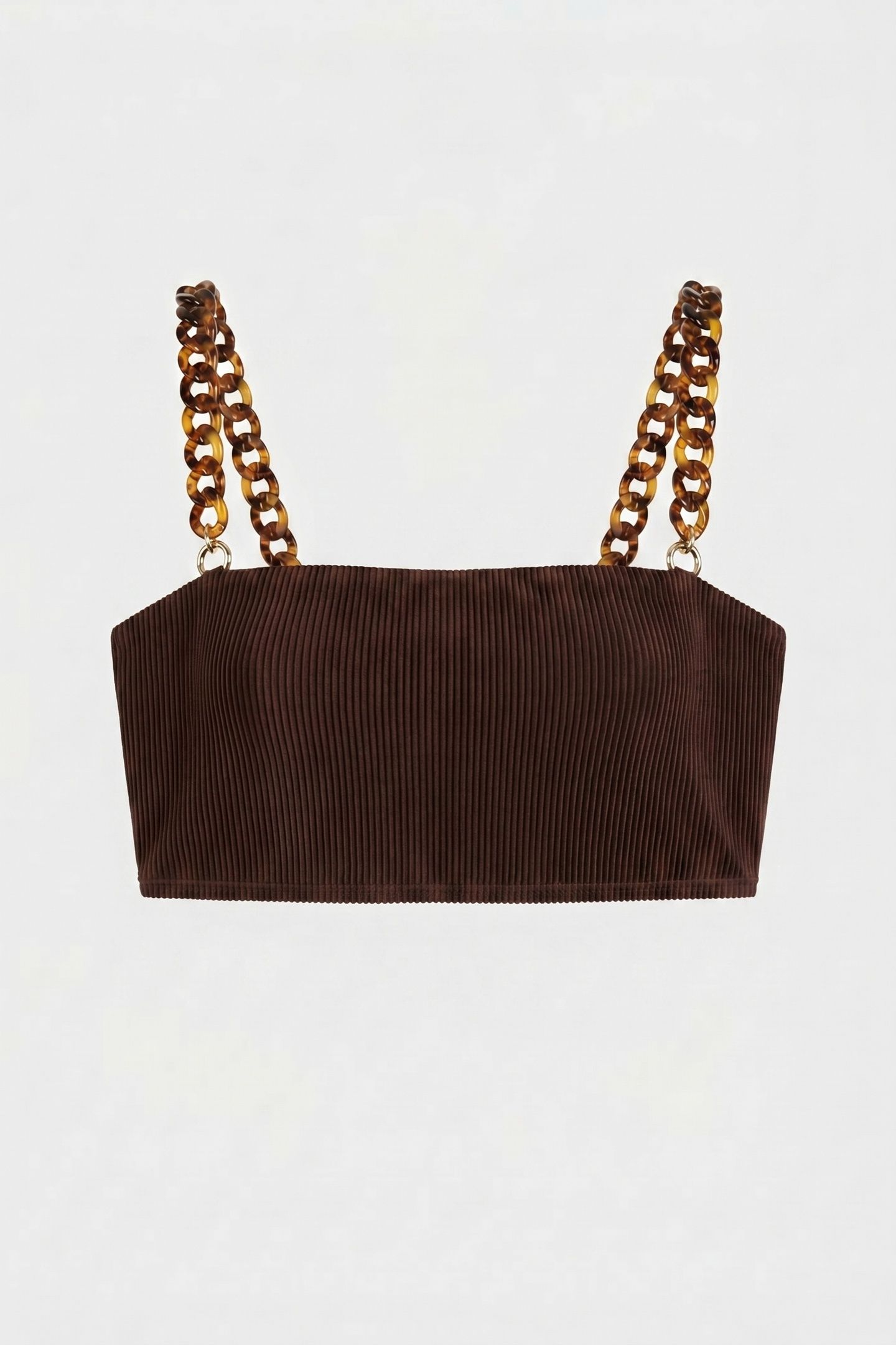 PEYTON TUBE TOP BROWN 3