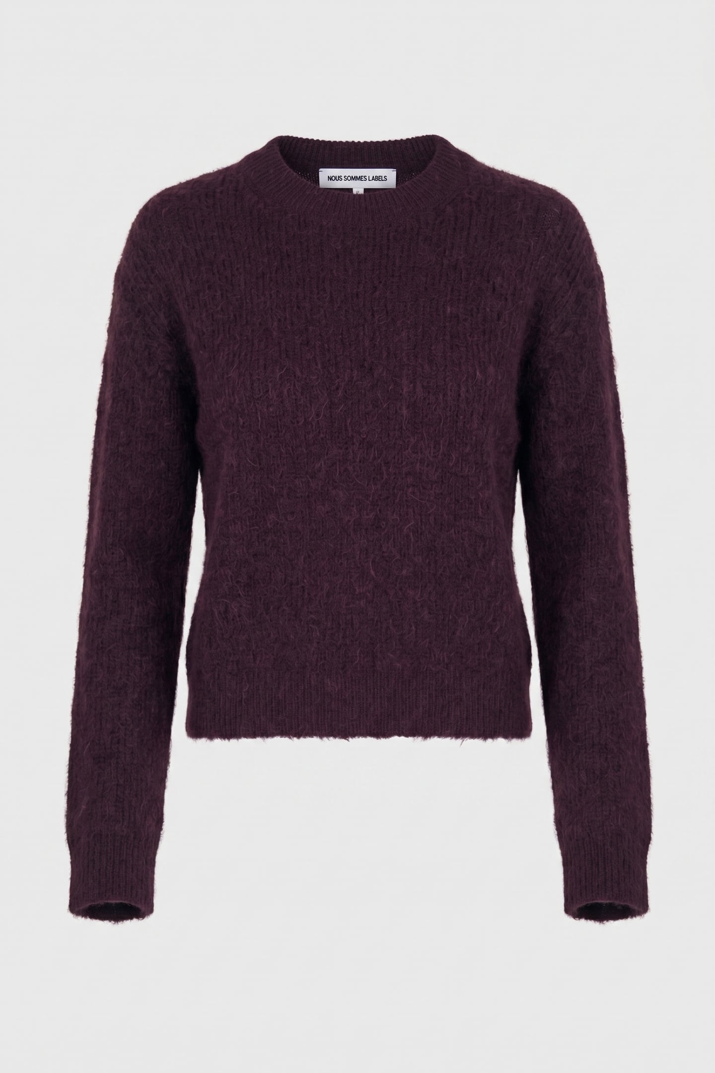 NOUS SOMMES LABELS – BENNIE ALPACA KNIT 2.0 BURGUNDY 3