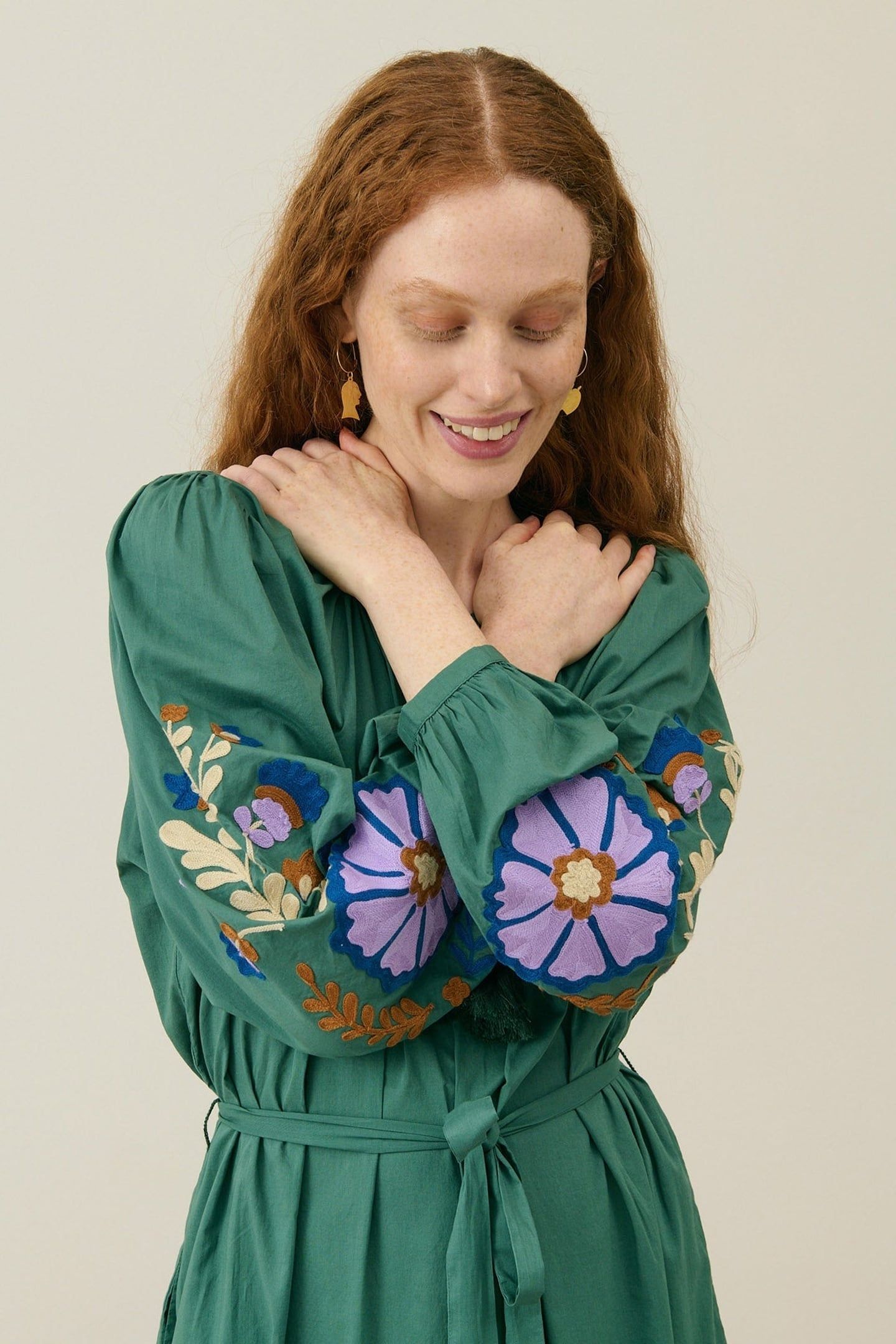 DRESS MARTINA TUSCAN GREEN 3