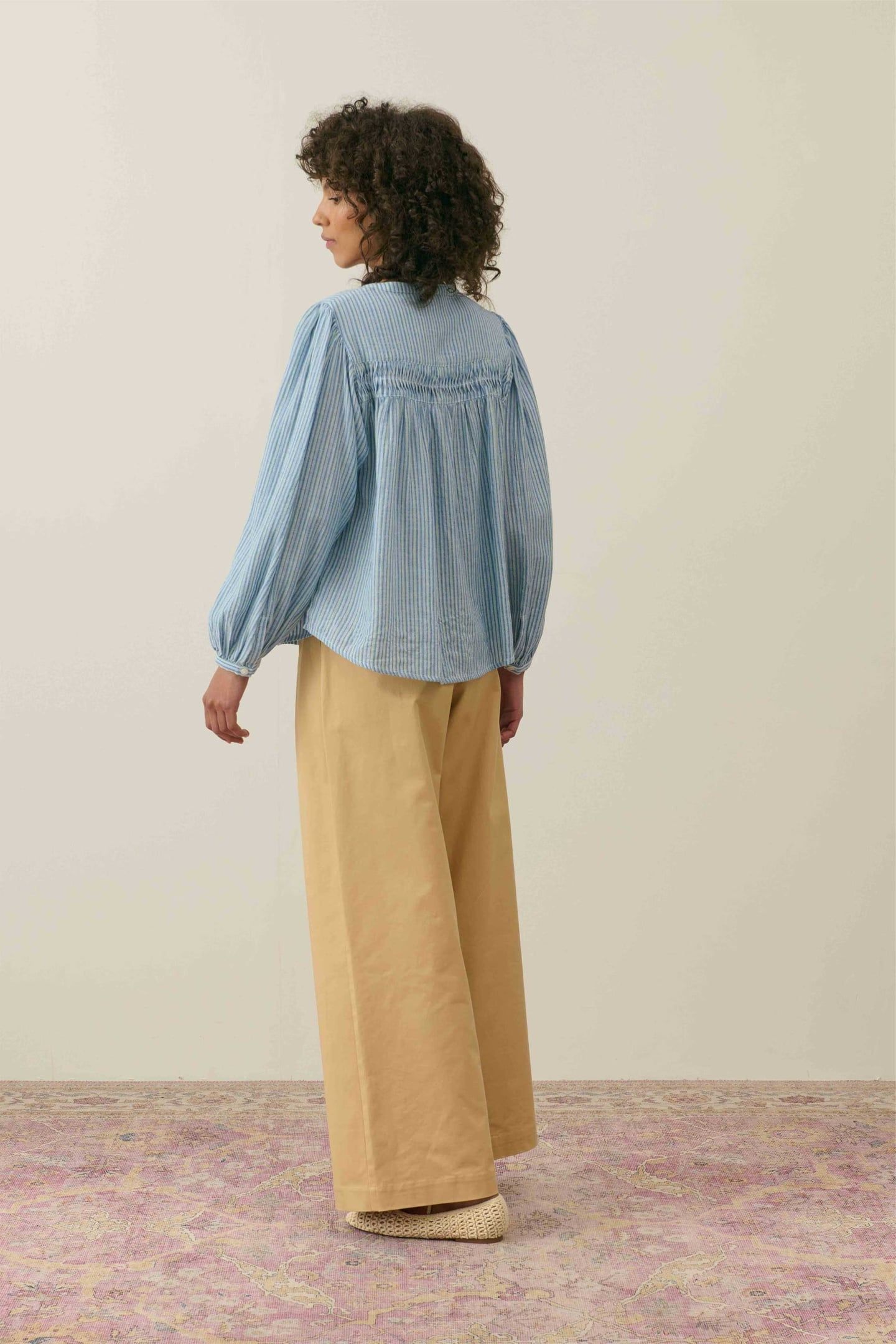 SHIRT JALLY BLUE PARASOL STRIPES 4