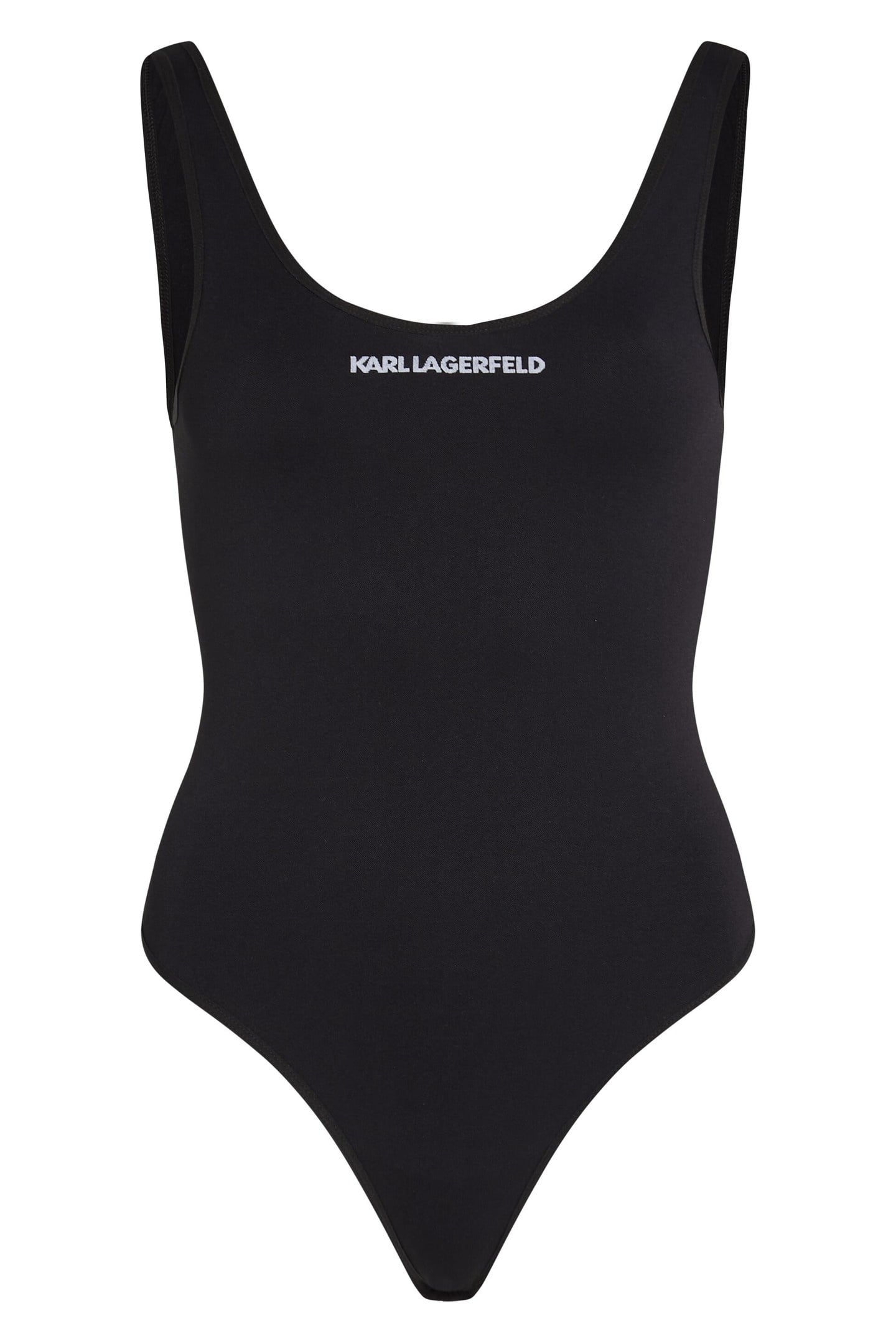 SEAMLESS LOGO HIGH LEG BODY BLACK 6