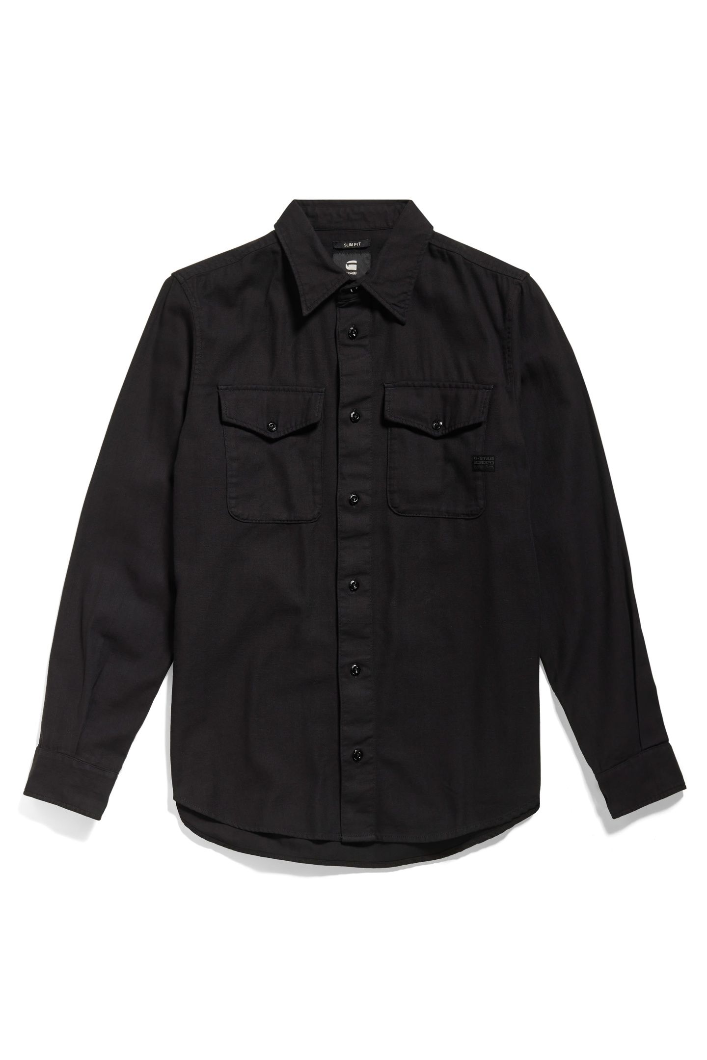 MARINE SLIM SHIRT BLACK 4
