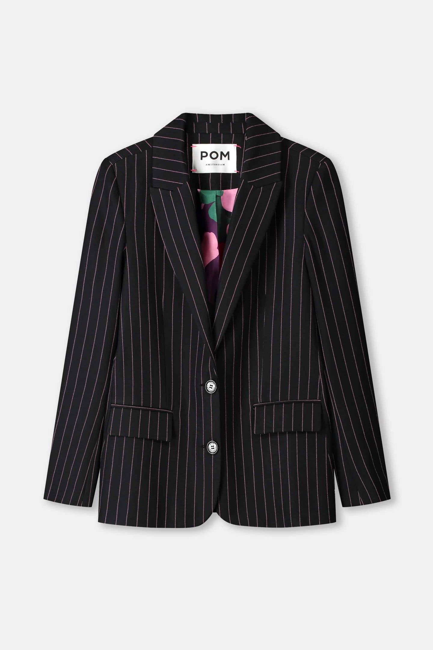 BLAZER - NOIR STRIPED 5
