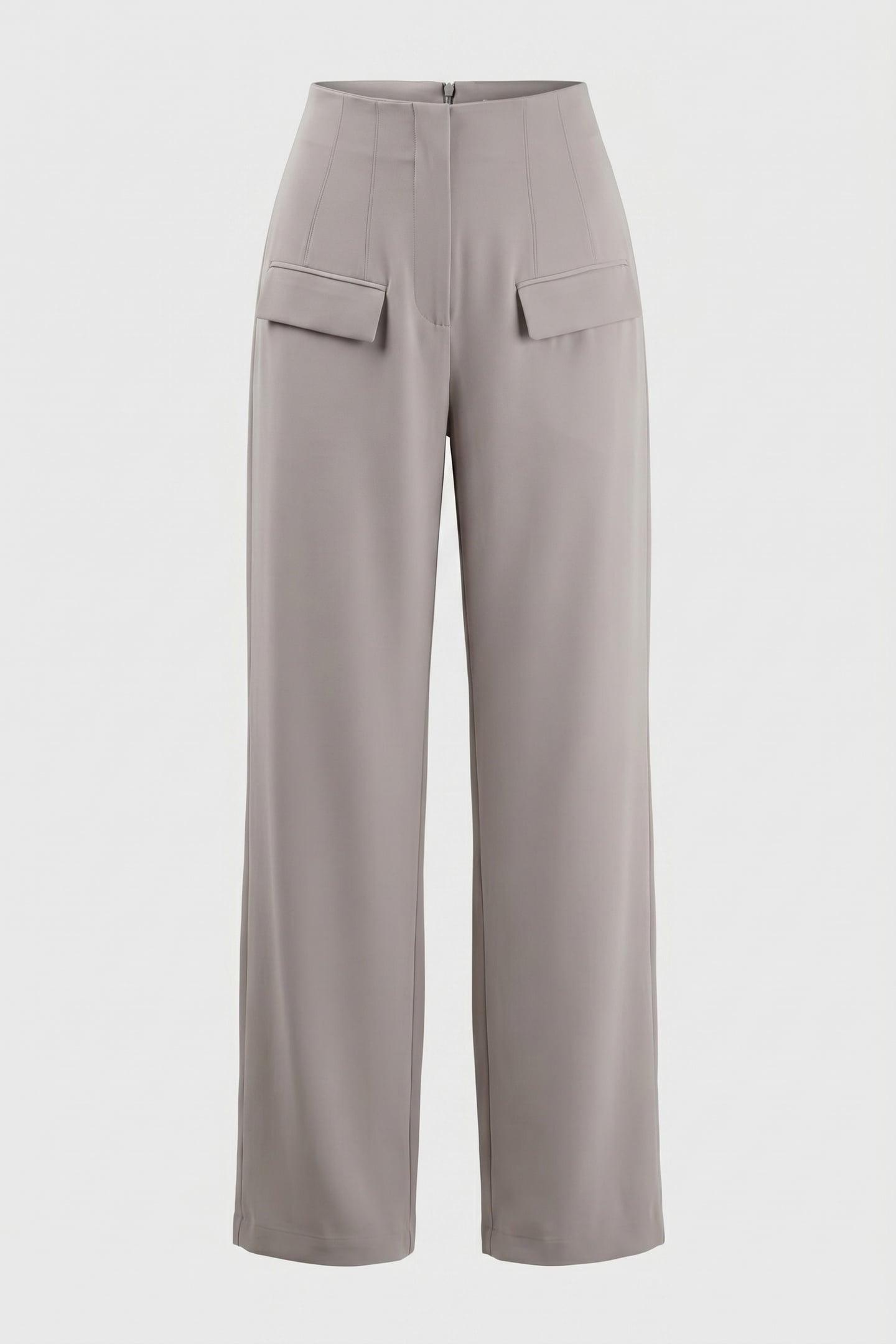 WIDE LEG TROUSERS GREY 5