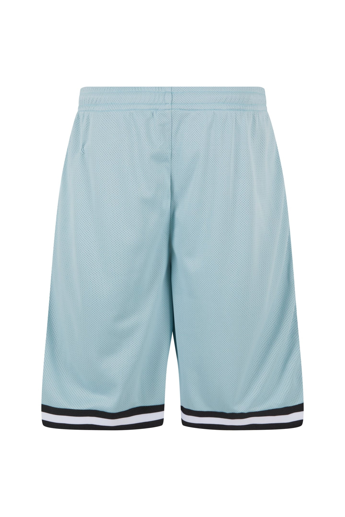 STRIPES MESH SHORTS OCEANBLUE/BLACK/WHITE 1