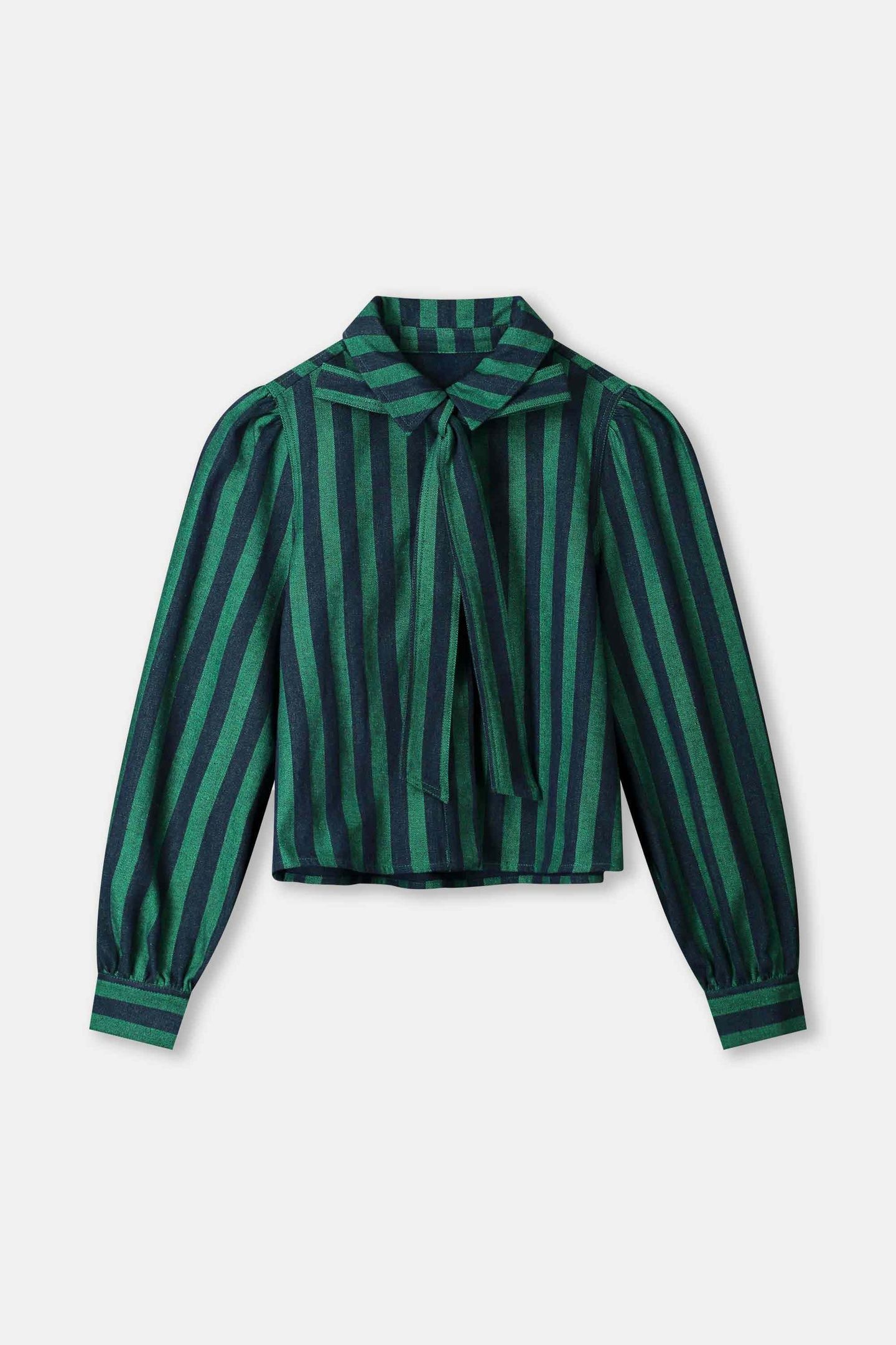 BLOUSE - DENIM STRIPED 7