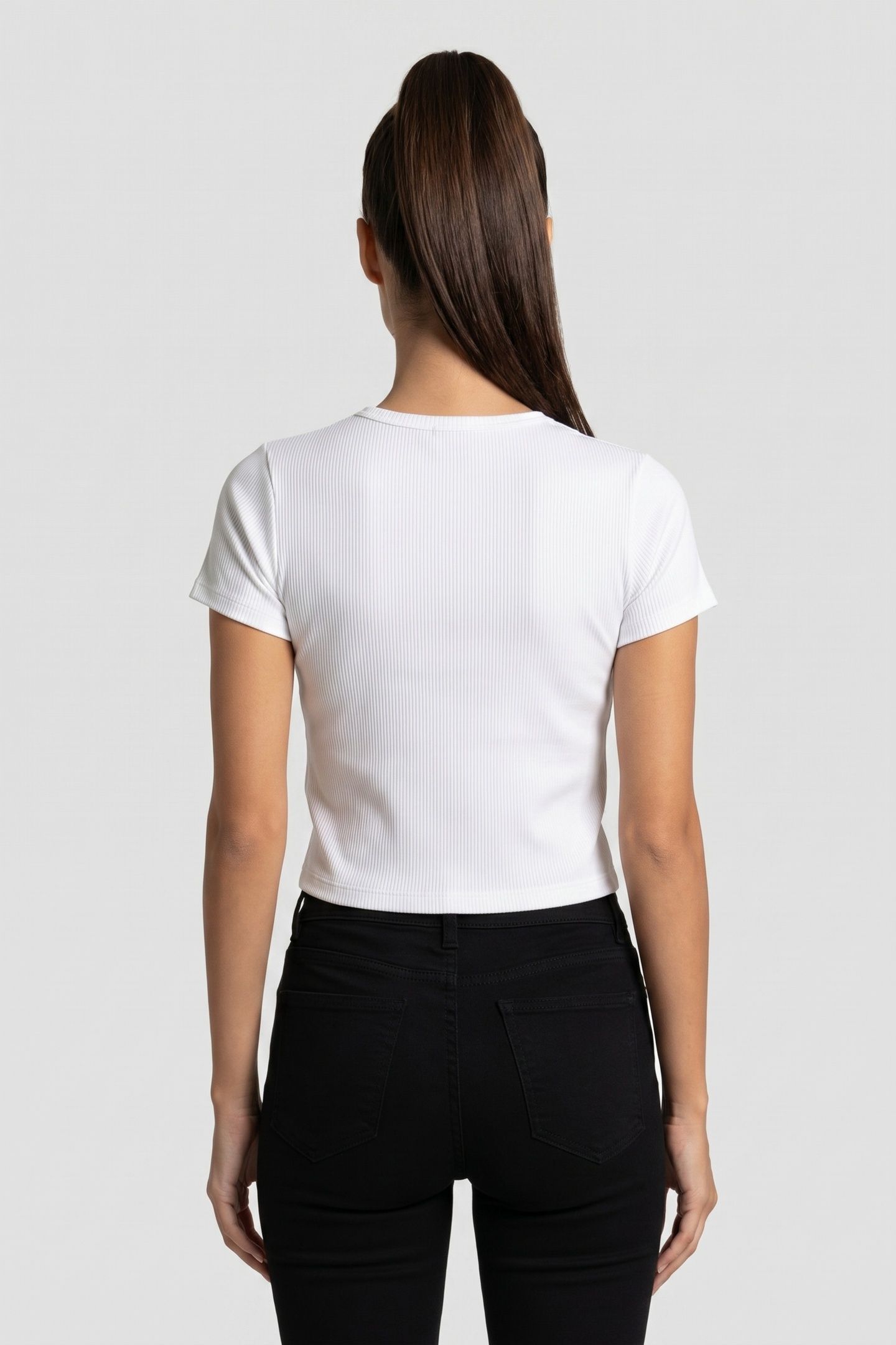 BABY RIB T-SHIRT WHITE 2