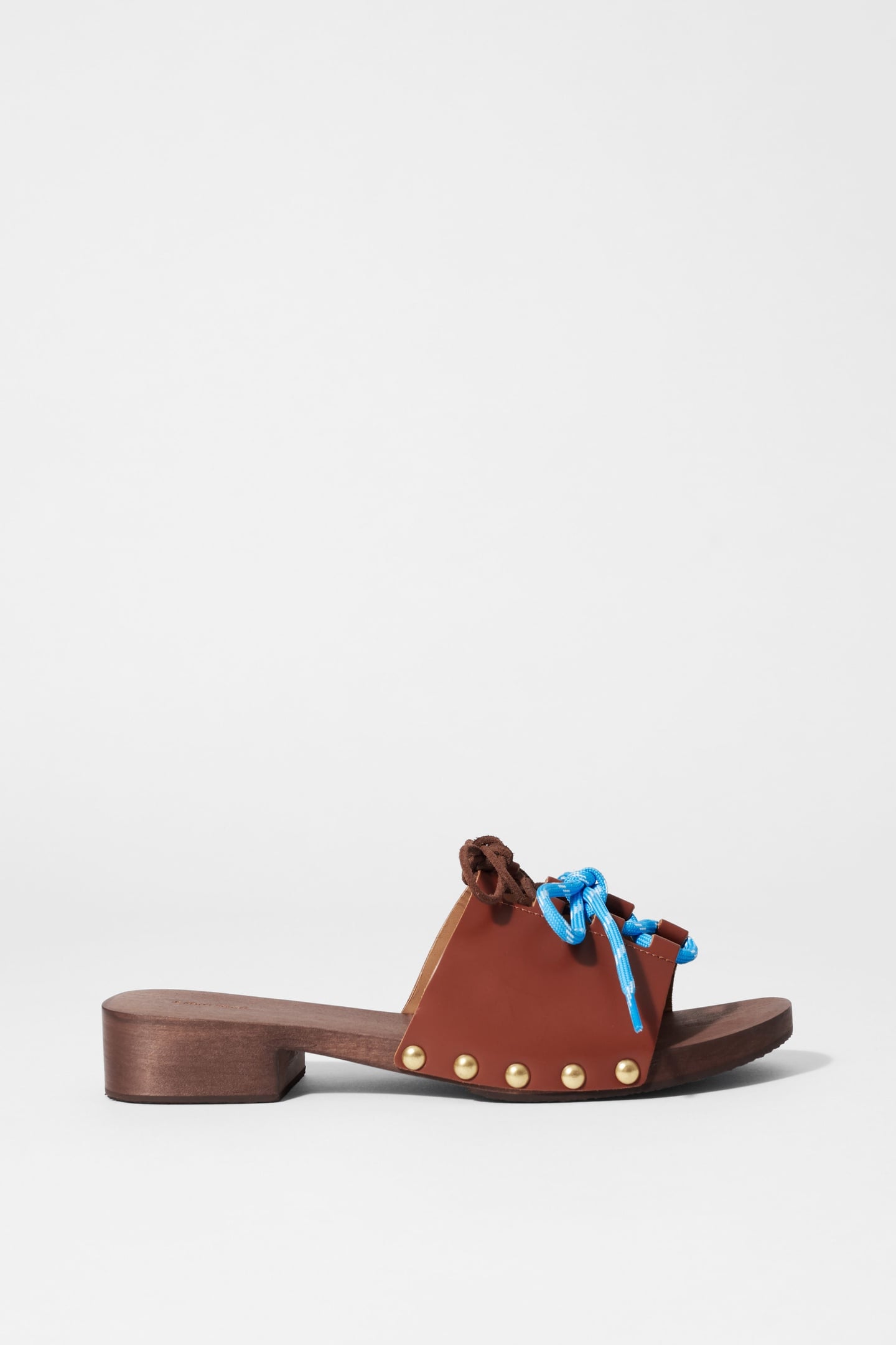 WOODY CLOG SANDAL BROWN 3