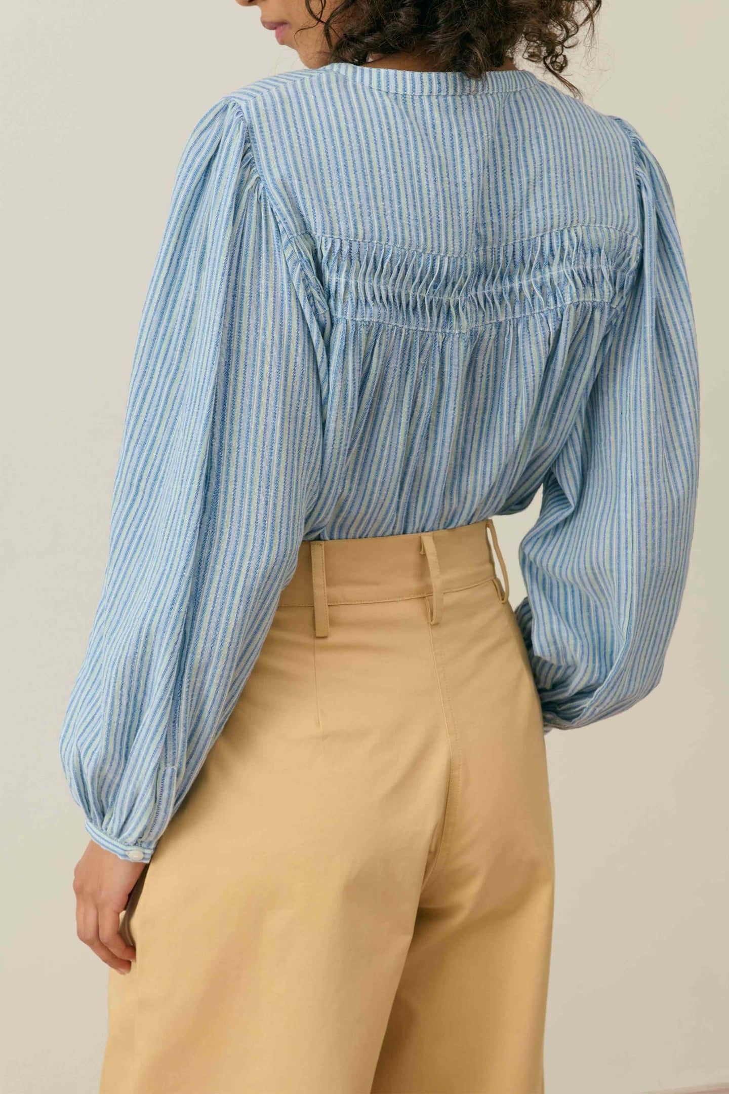 SHIRT JALLY BLUE PARASOL STRIPES 2