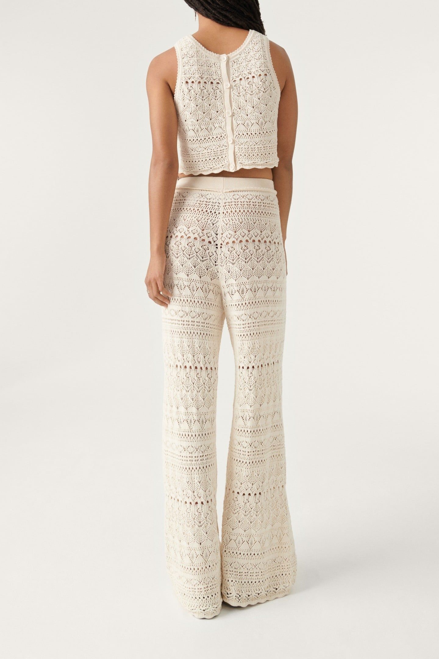 PANTALON PEACHES ECRU 3