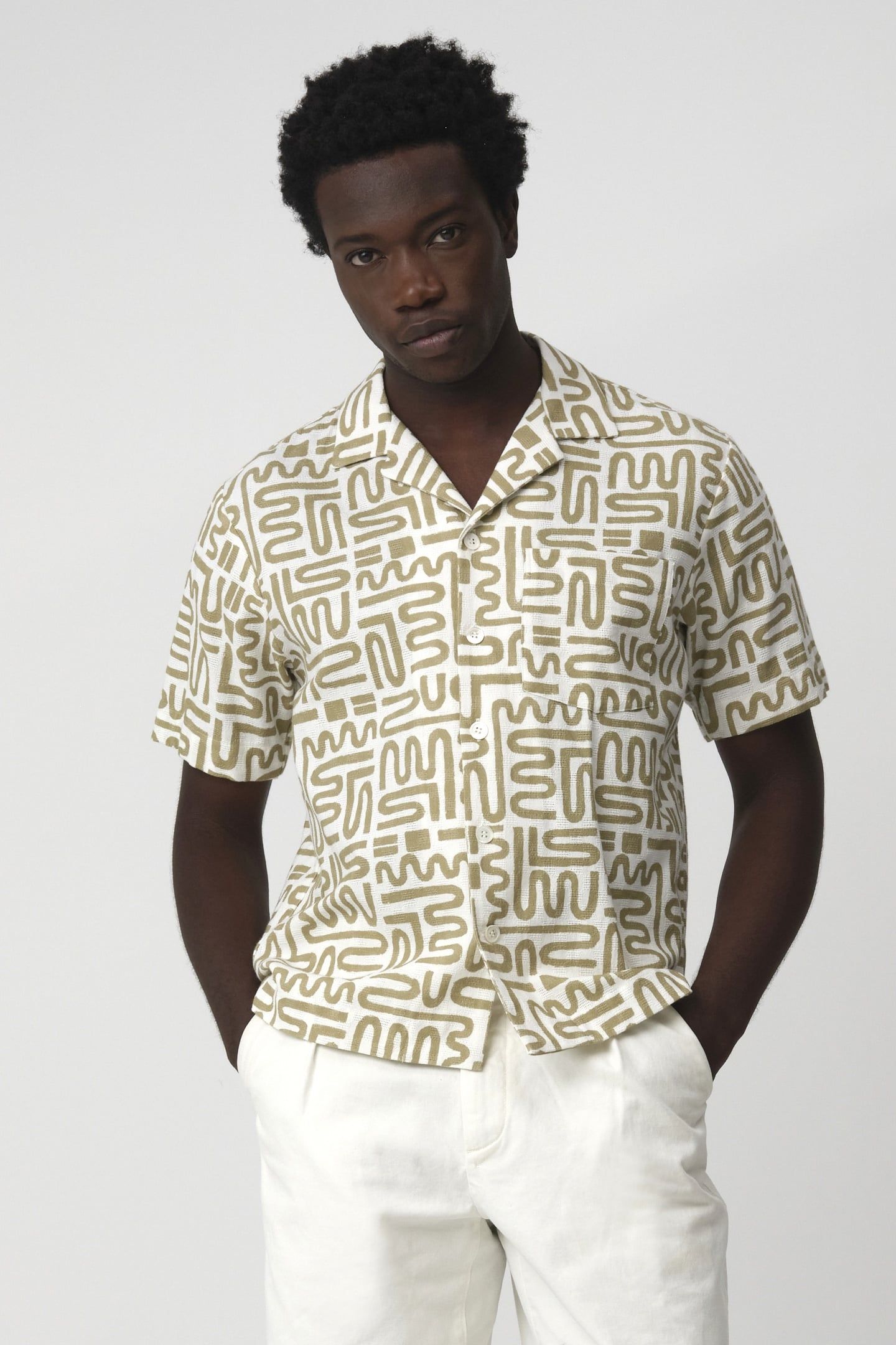 ALBERTO CASUAL SHIRT GREEN 4