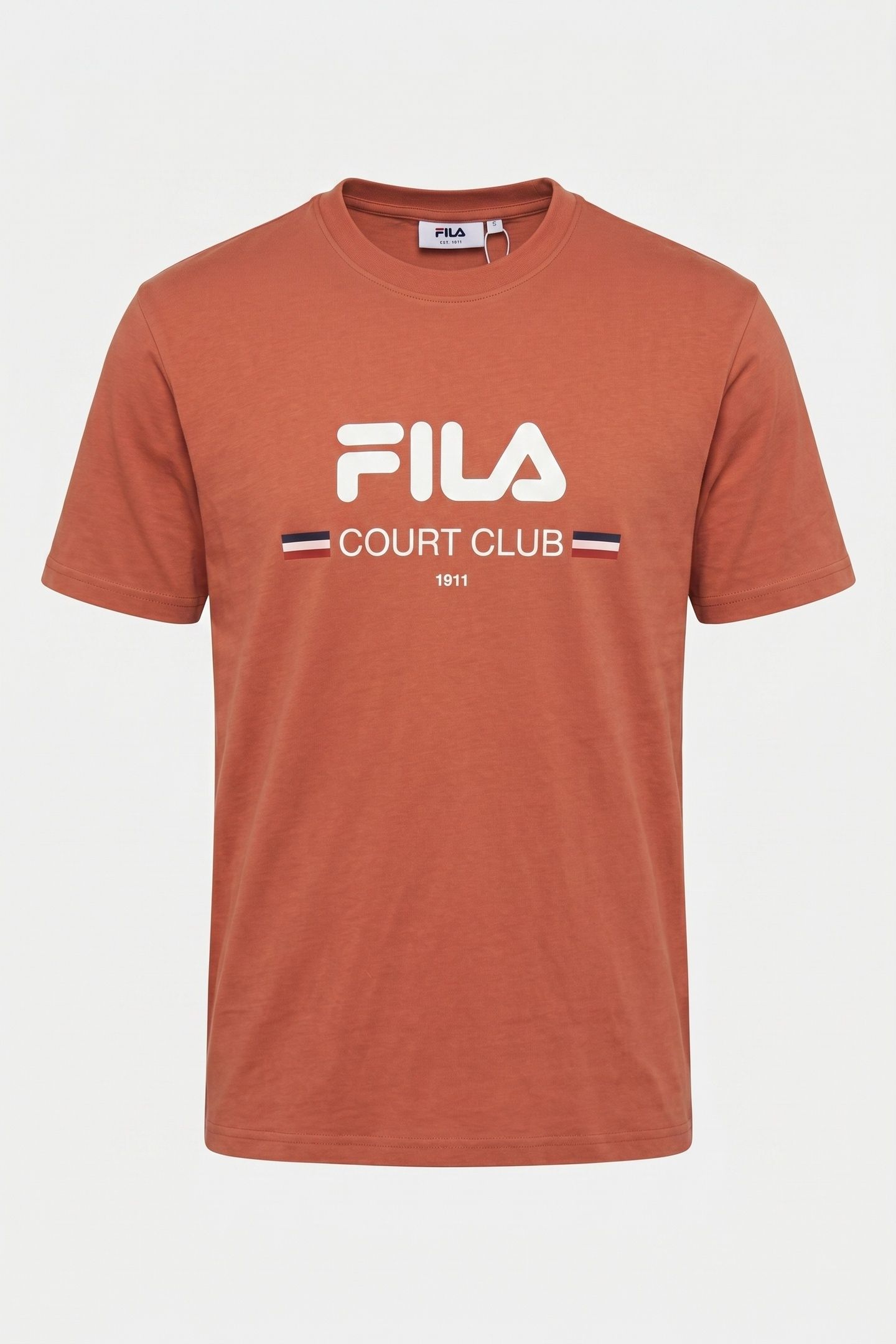 DOCCIA RELAXED LOGO GRAPHIC T-SHIRT ETRUSCAN RED 3