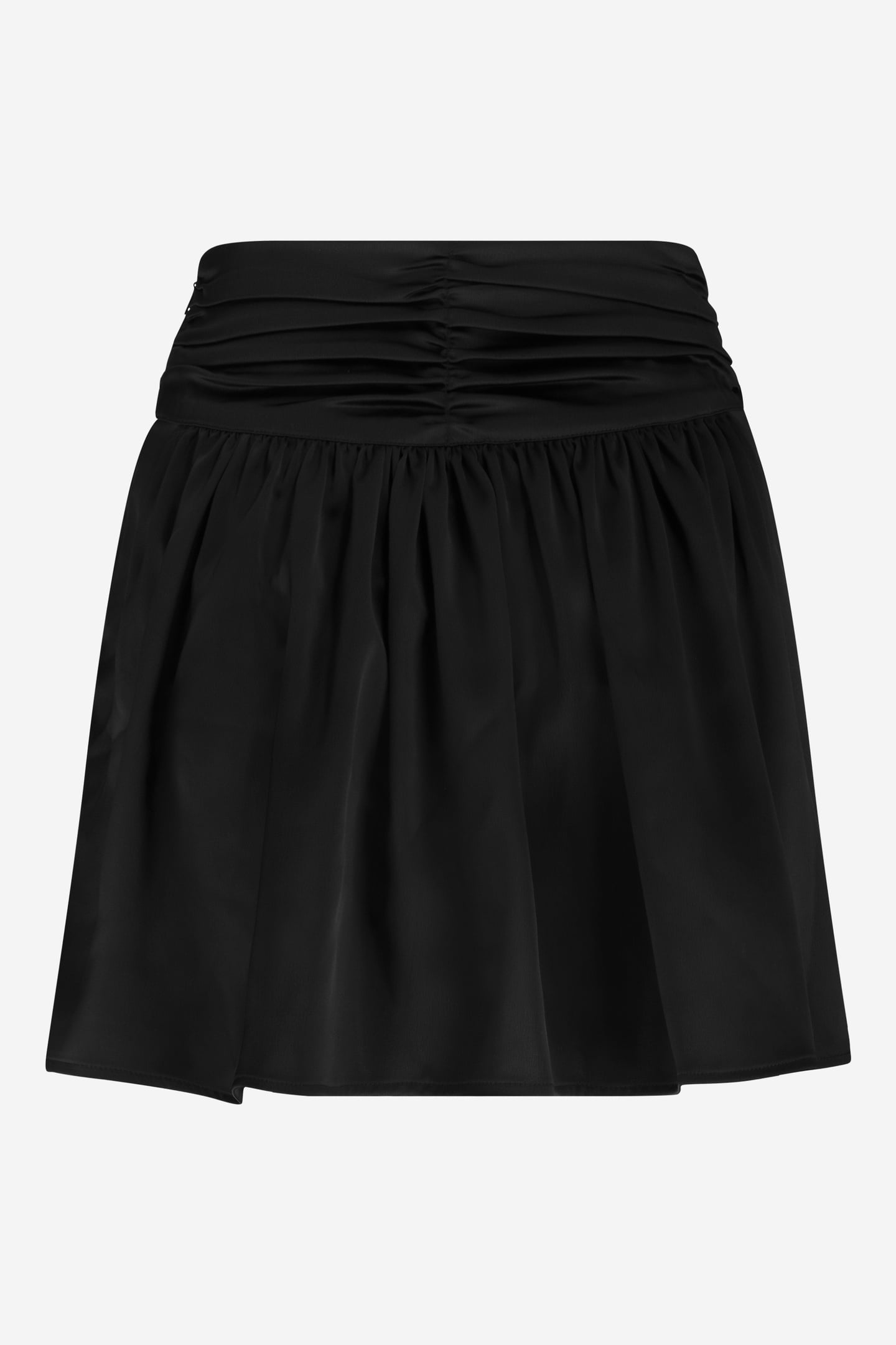 CHIOS SATIN SKIRT BLACK 2