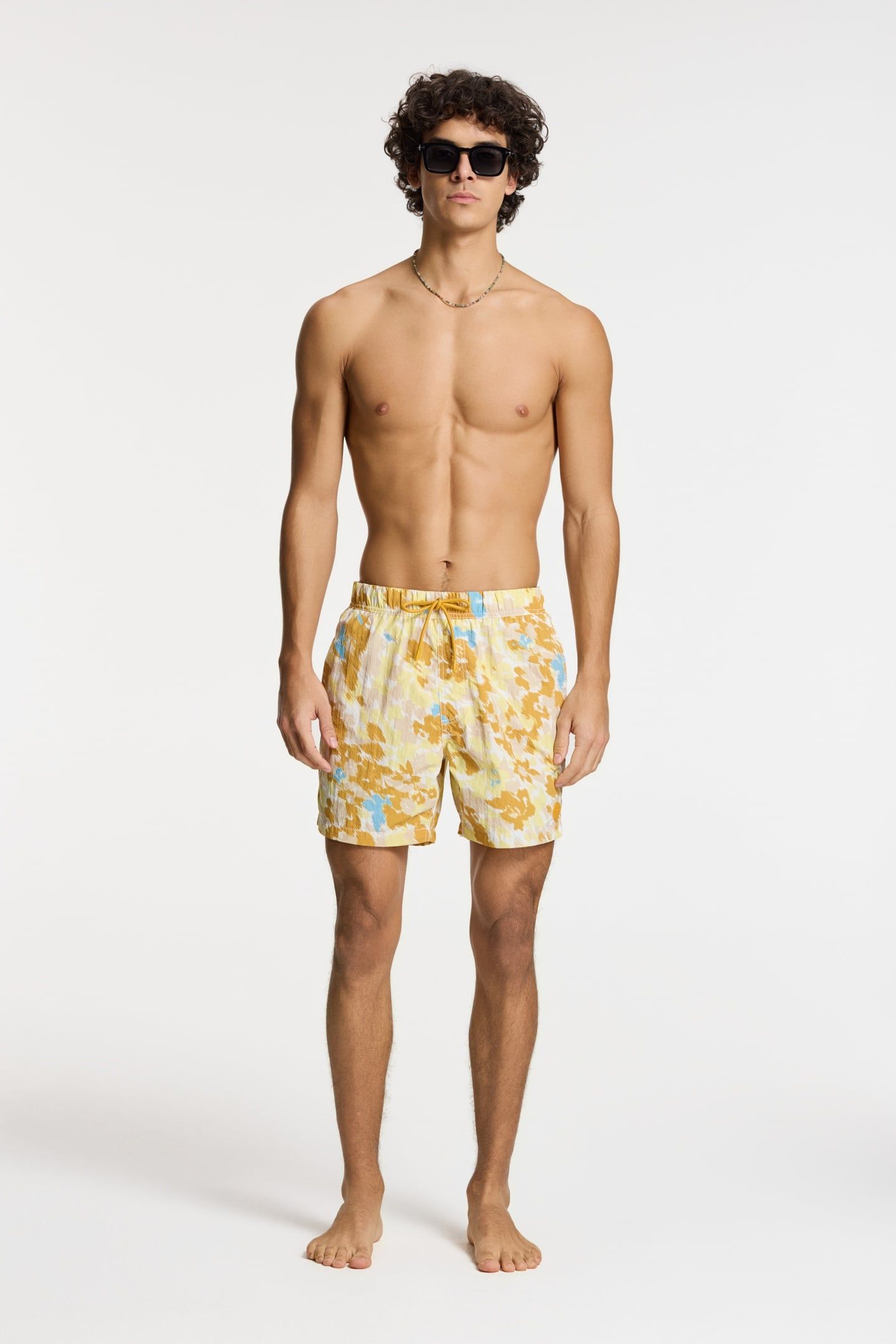 NICK QUICK DRY SWIM SHORTS 6 INCH DIGITAL CAMO YELLOW DIGITA 1