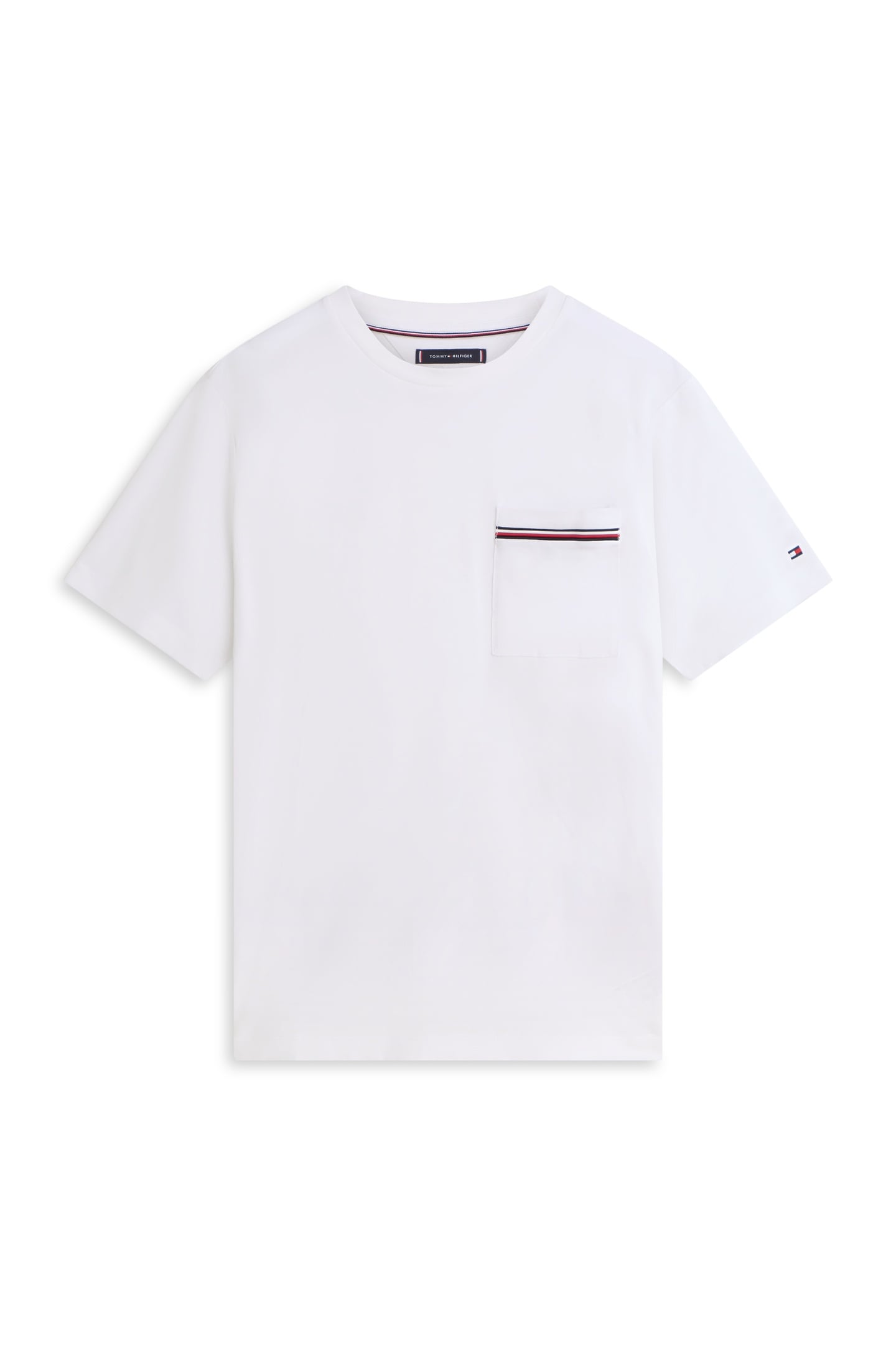 GLOBAL STRIPE PIQUE T-SHIRT WHITE 5