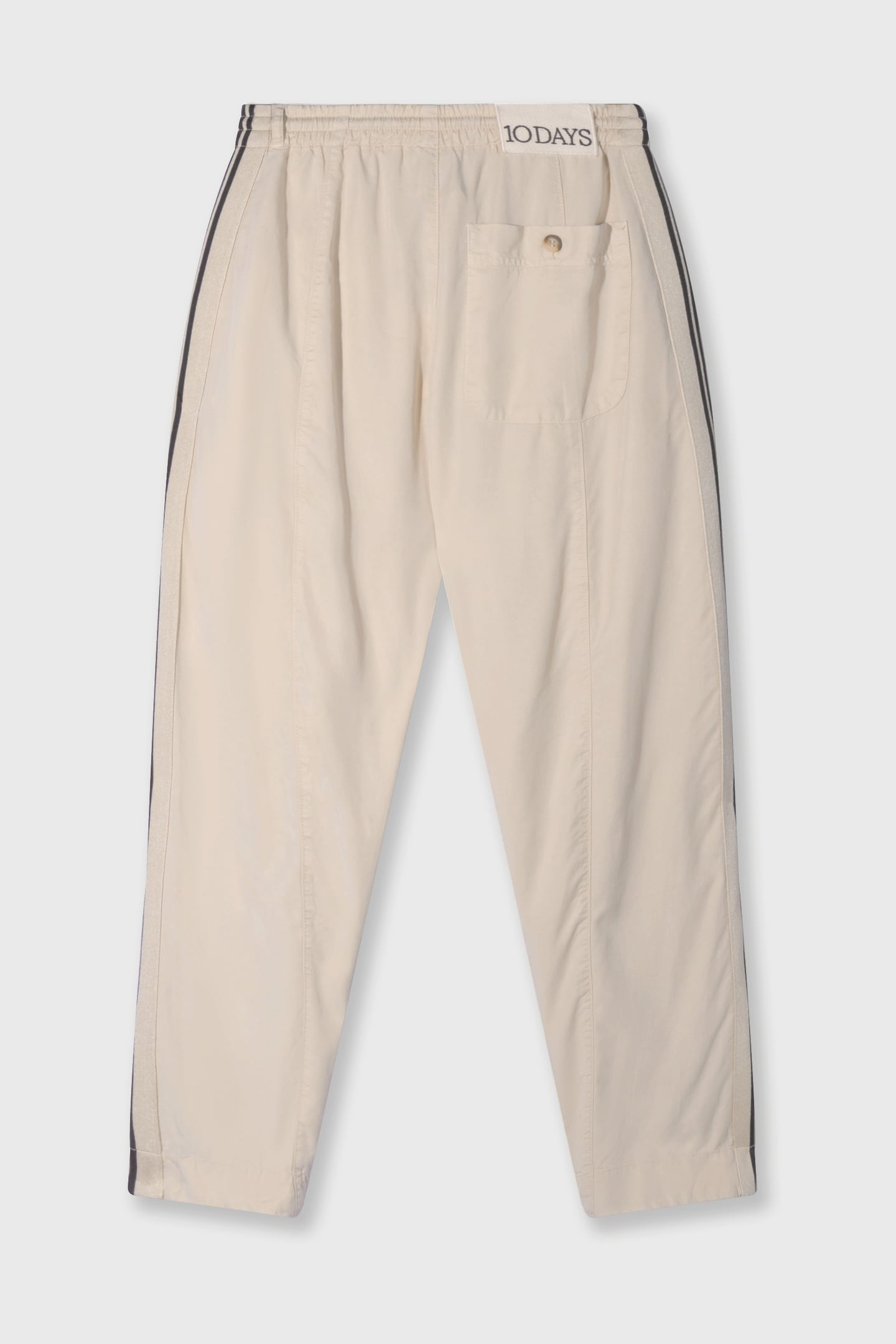 WIDE TAPERED PANTS TENCEL LIGHT EARTH 5