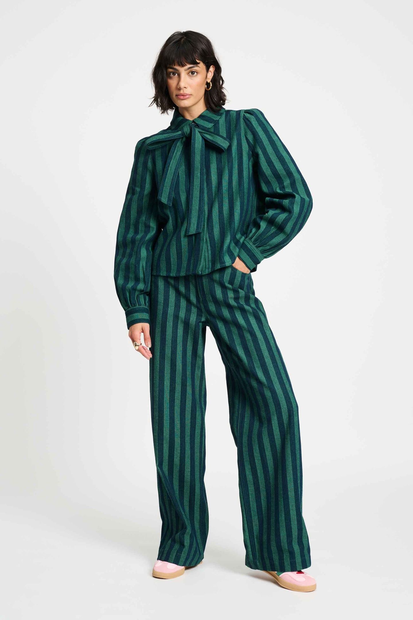 JEANS - DENIM STRIPED 3
