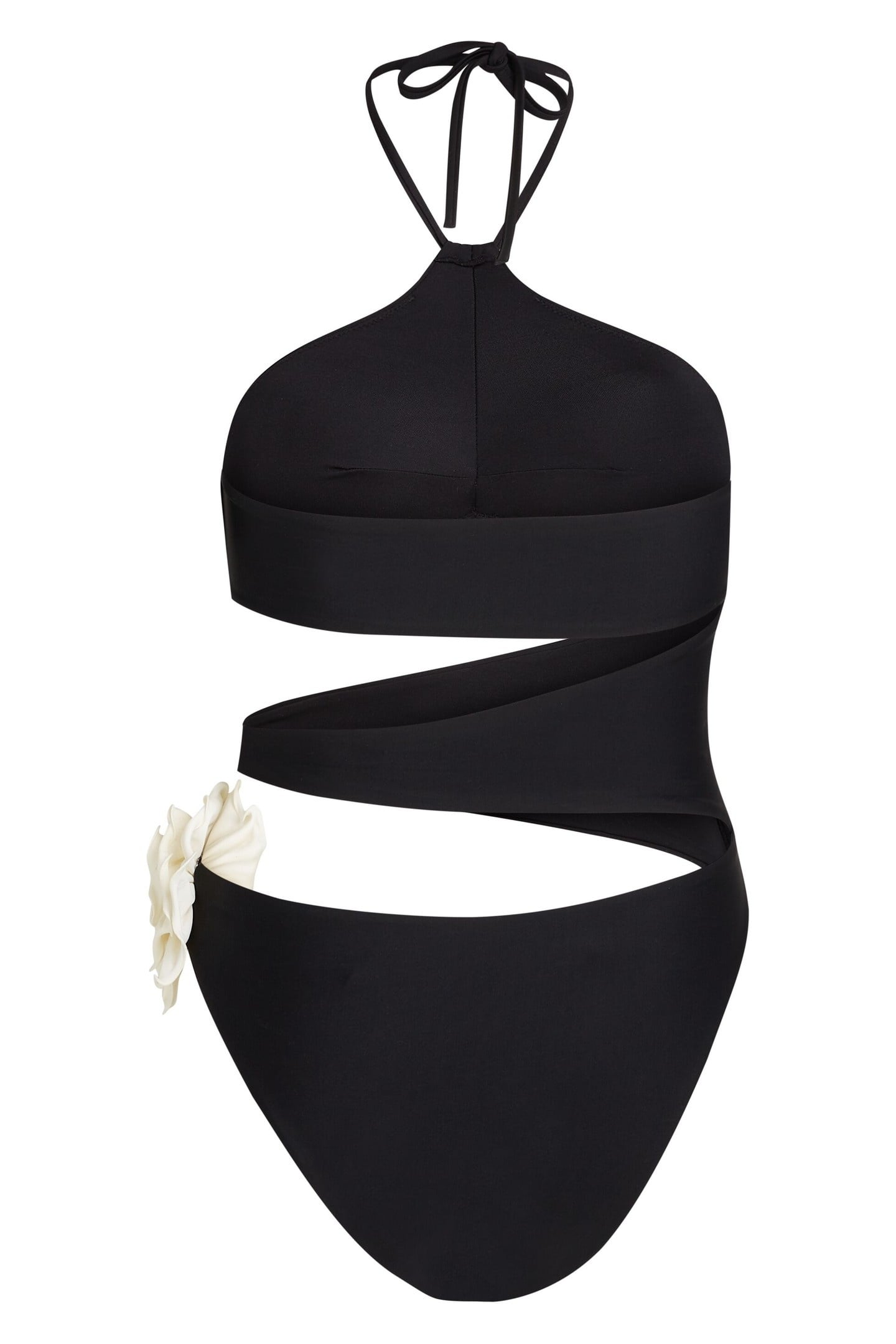 KARL DNA FLOWER SWIMSUIT BLACK 6