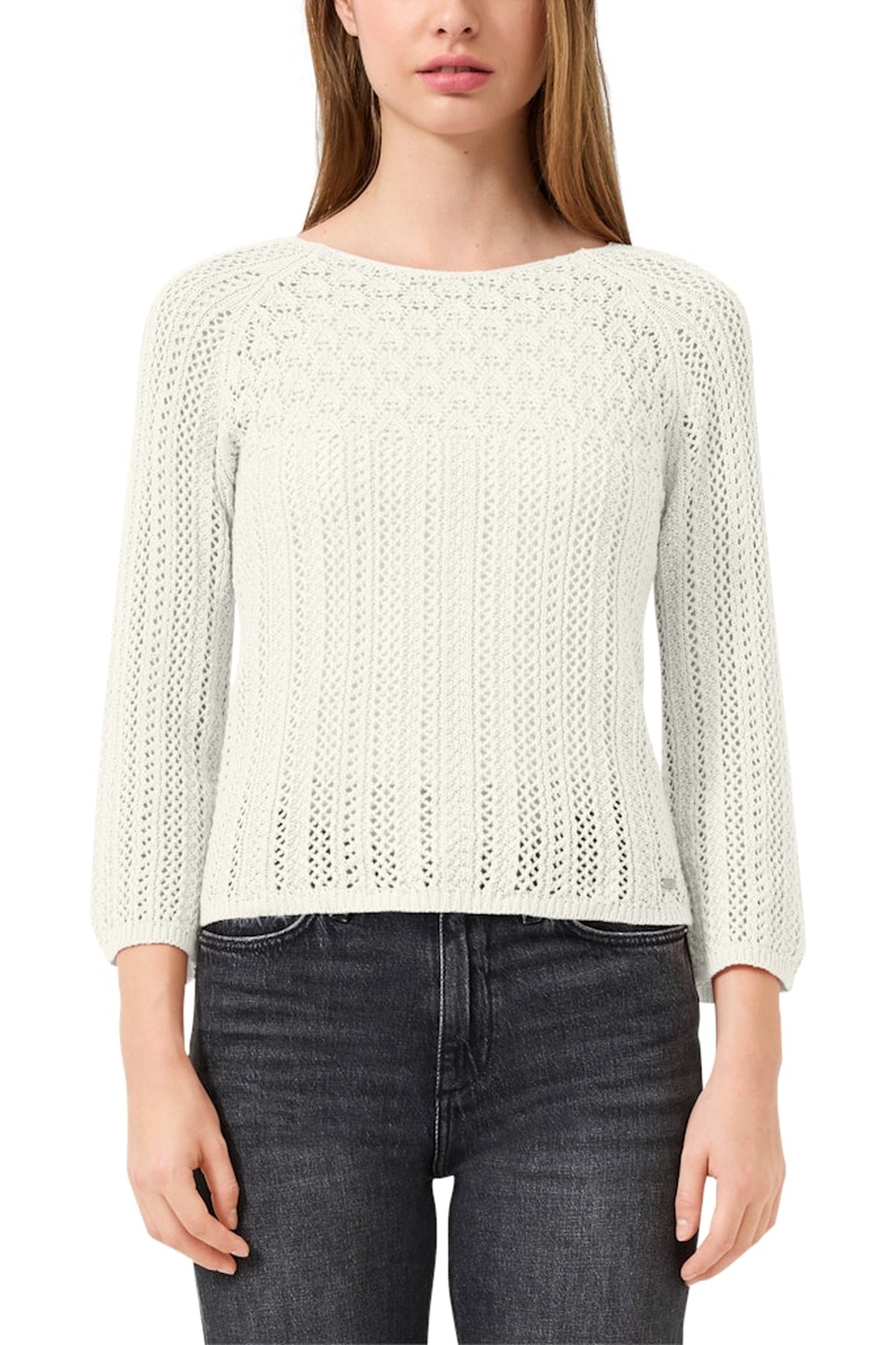 S.OLIVER-QS PULLOVER OFFWHITE 1