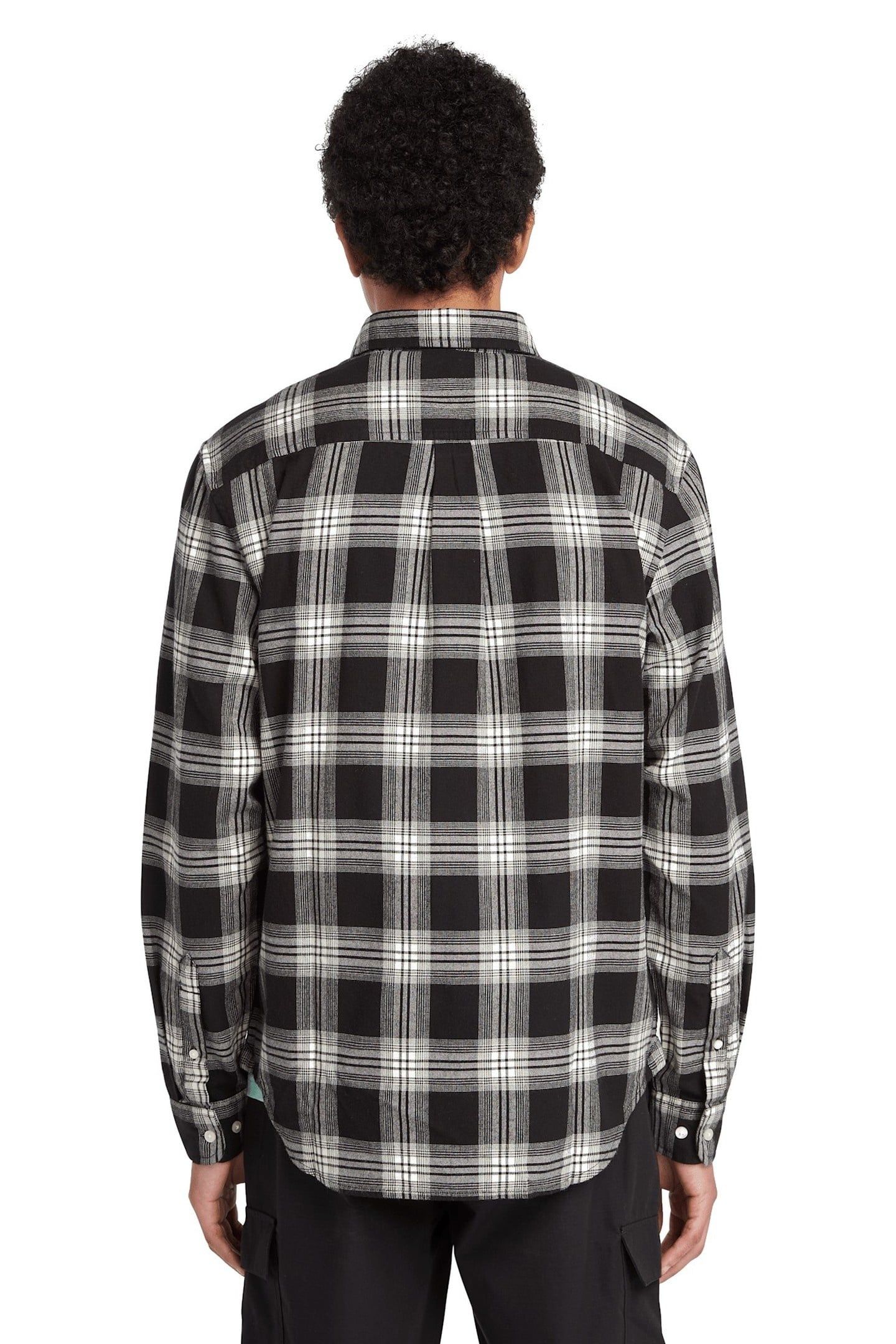 LS SOLUCELL TARTAN SHIRT REGULAR BLACK YD 3