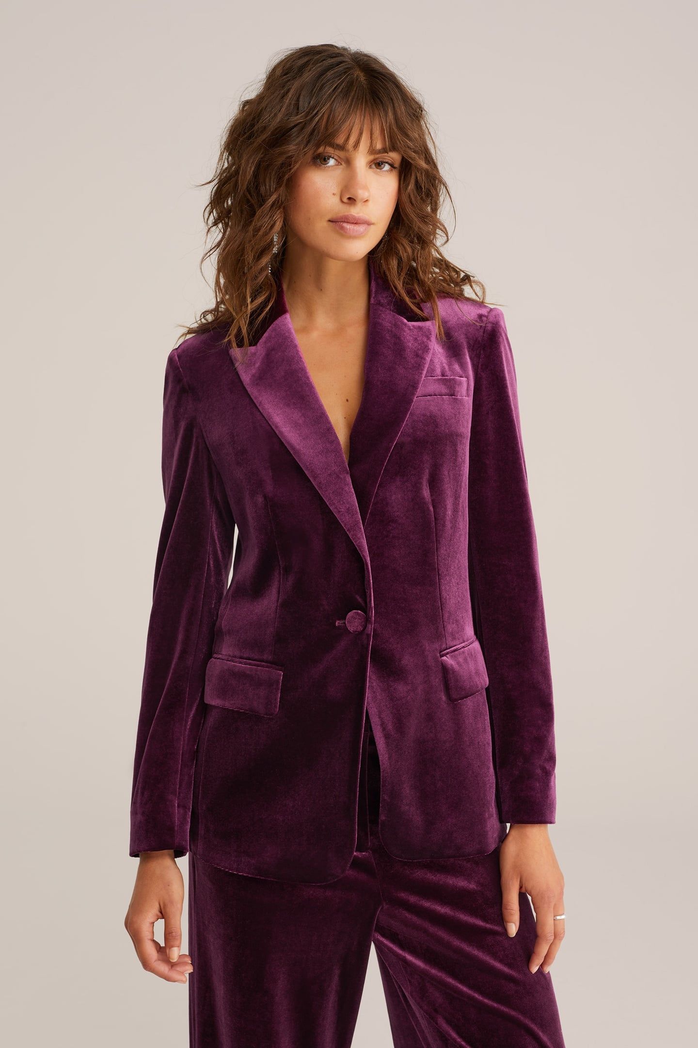 BLAZER AUBERGINE 1