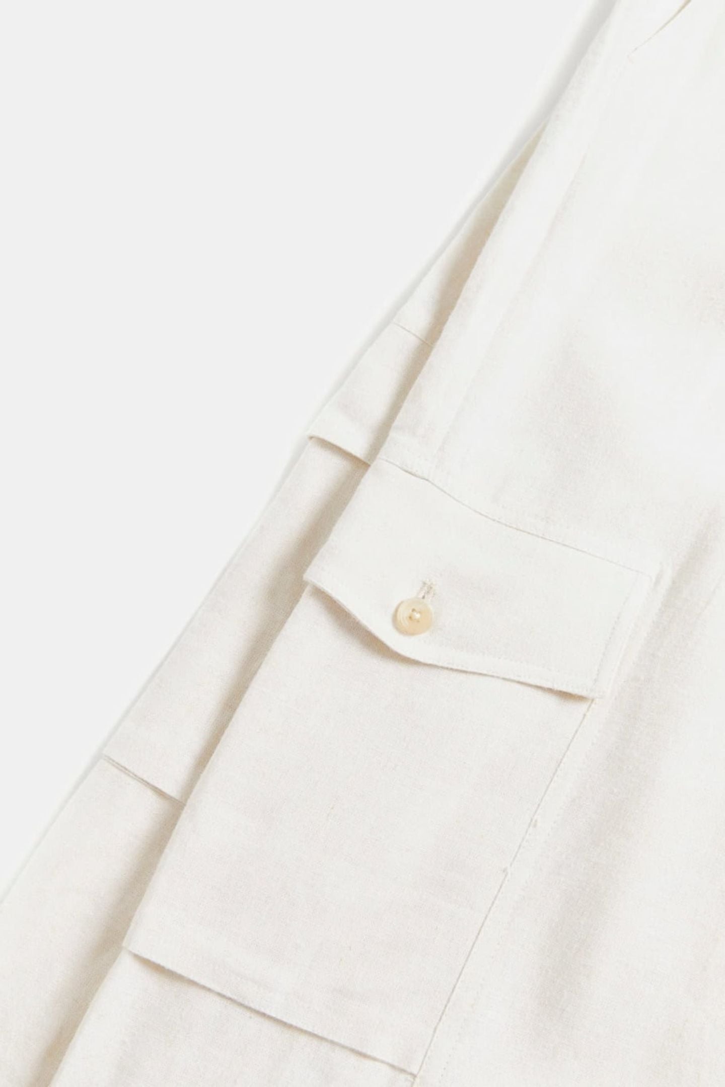 GUESS ECO FLETCHER LINEN CARGO PEARL WHITE MULTI 6
