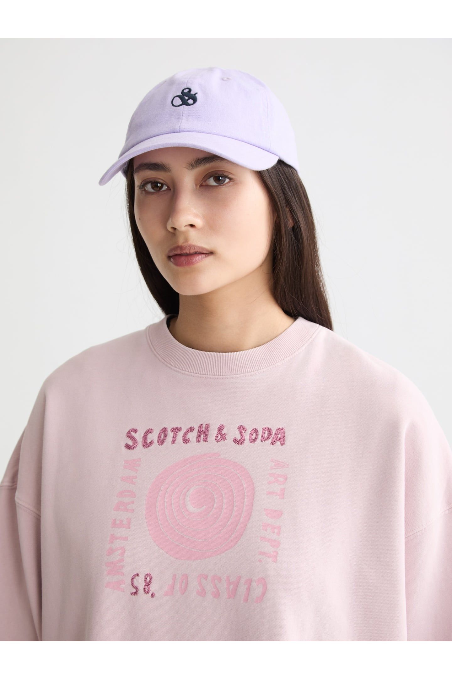 WASHED SEASONAL OVERSIZED FIT SWEATSHIRT BURNISHED LILAC 6