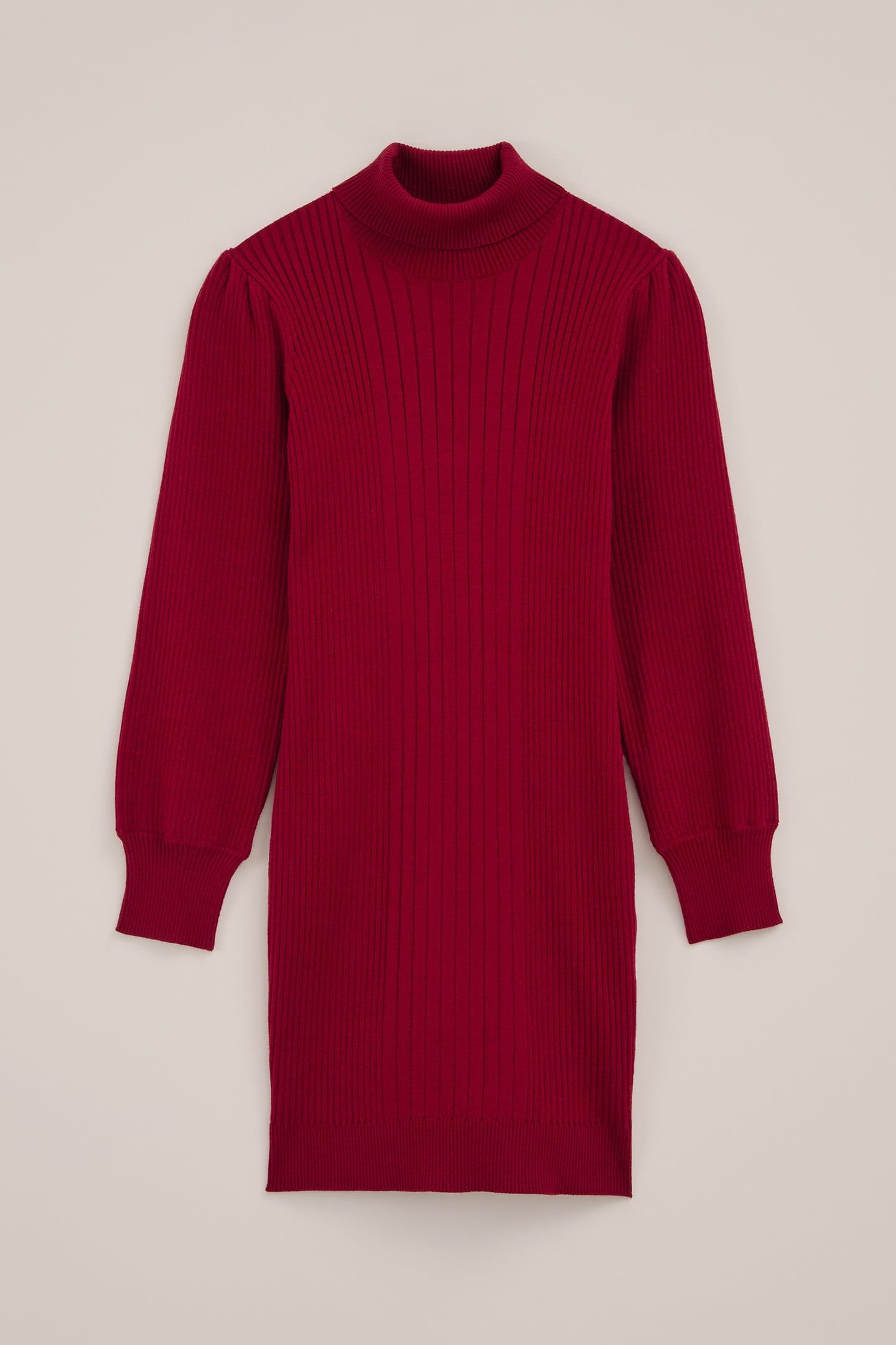 DRESS MID LENGTH VINTAGE RED 4