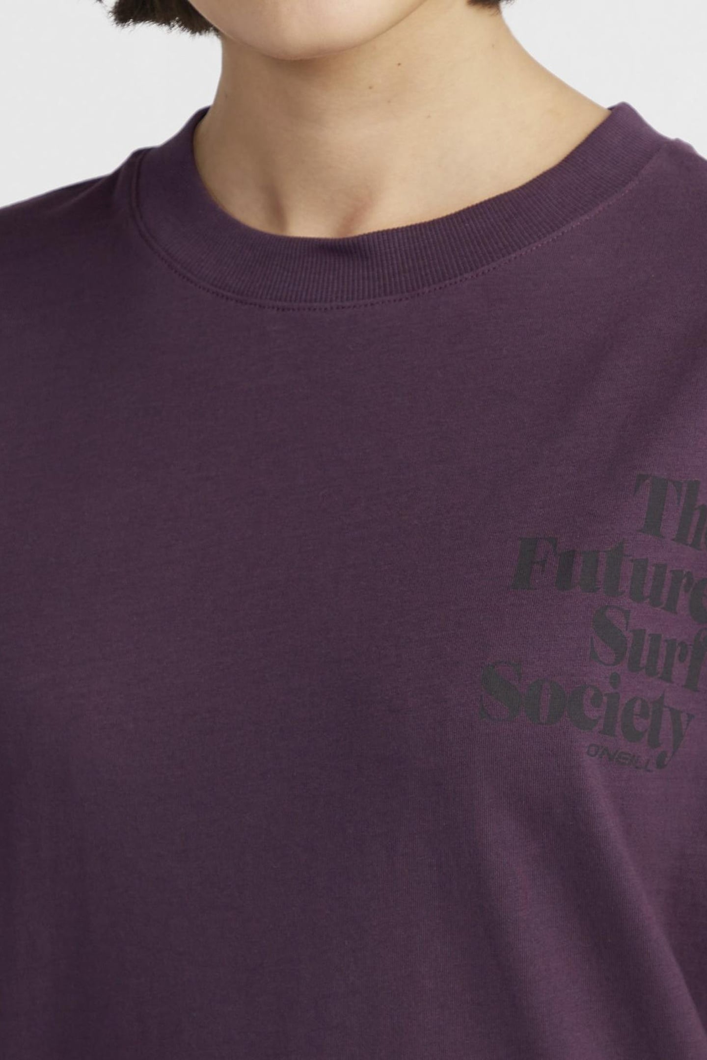 THE FUTURE SURF SOCIETY T-SHIRT AUBERGINE 6