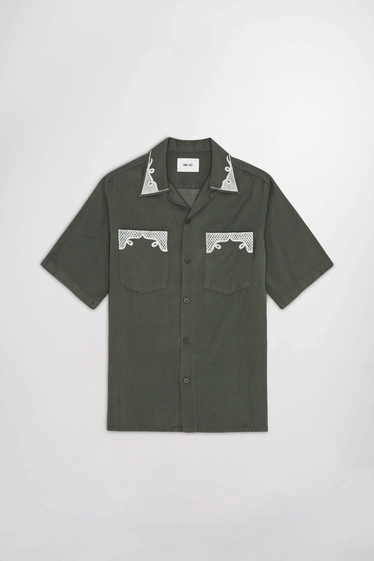 JULIO SS 2 PKT 5027 SHORT SLEEVE CROC GREEN 4