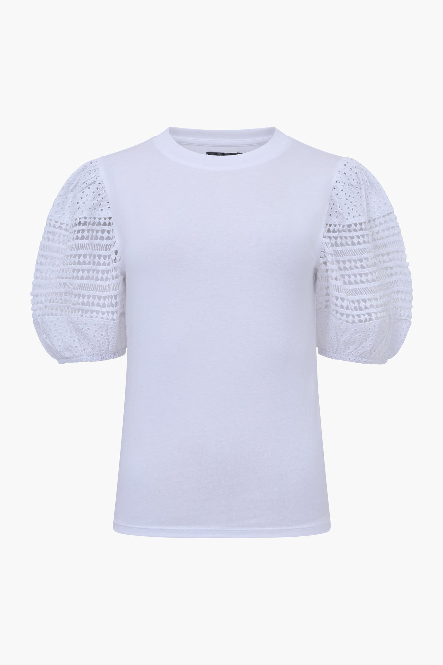 CROCHET LACE SLV LINEN WHITE 4