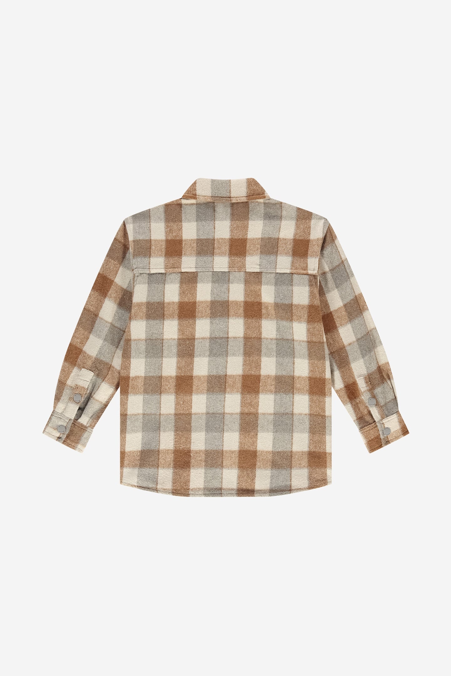 SQUARED OVERSHIRT CLAY BEIGE 2