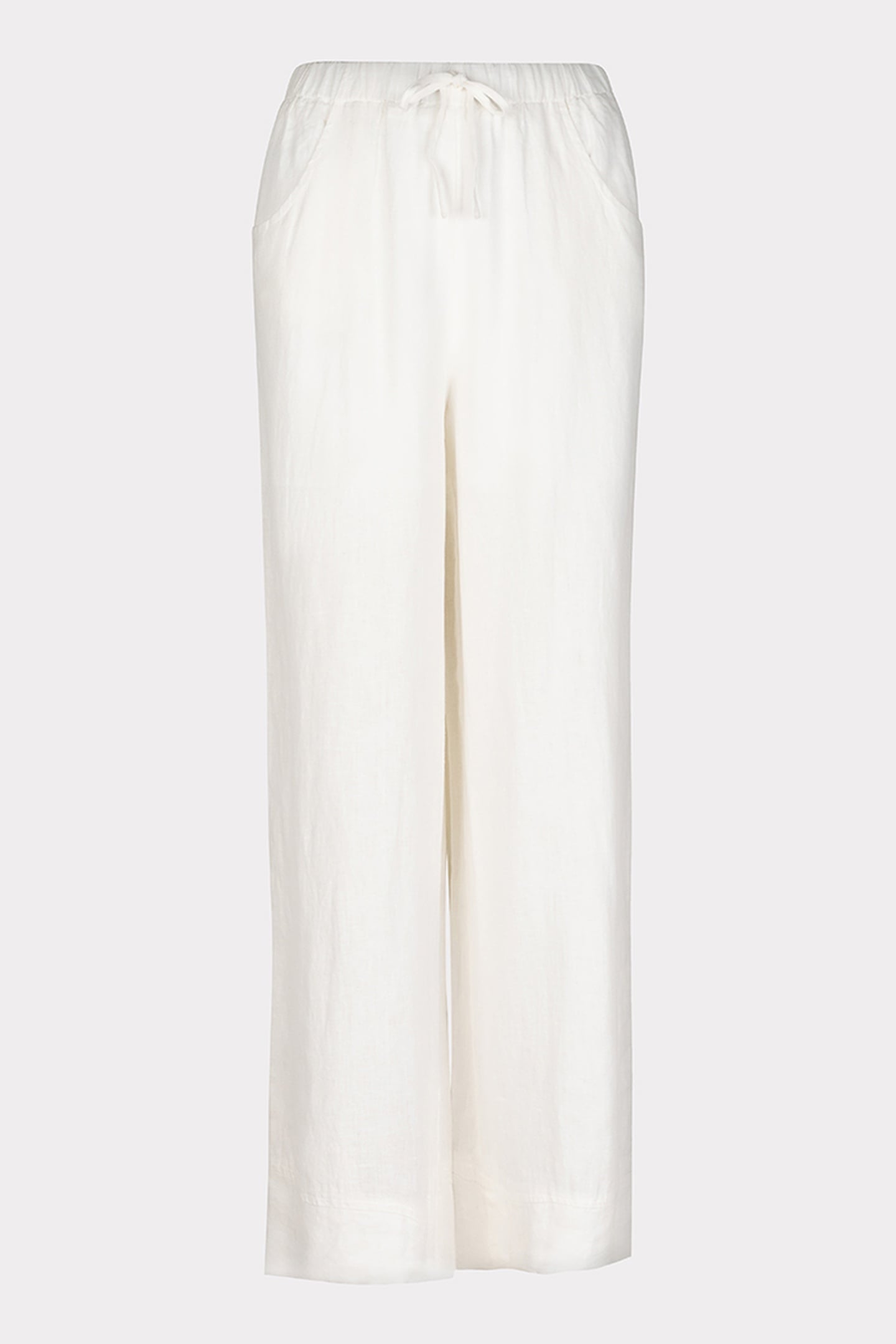 TROUSERS LINEN OFF WHITE 4