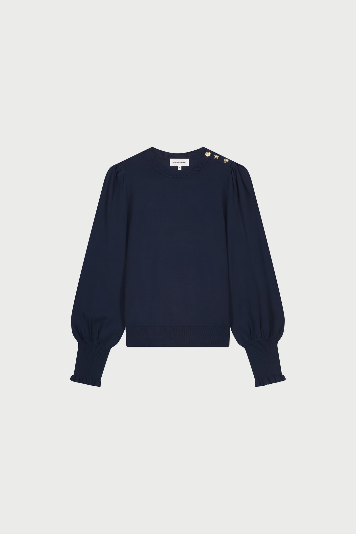 MOLLY BALLOON PULLOVER AFTER MIDNIGHT BLUE 5