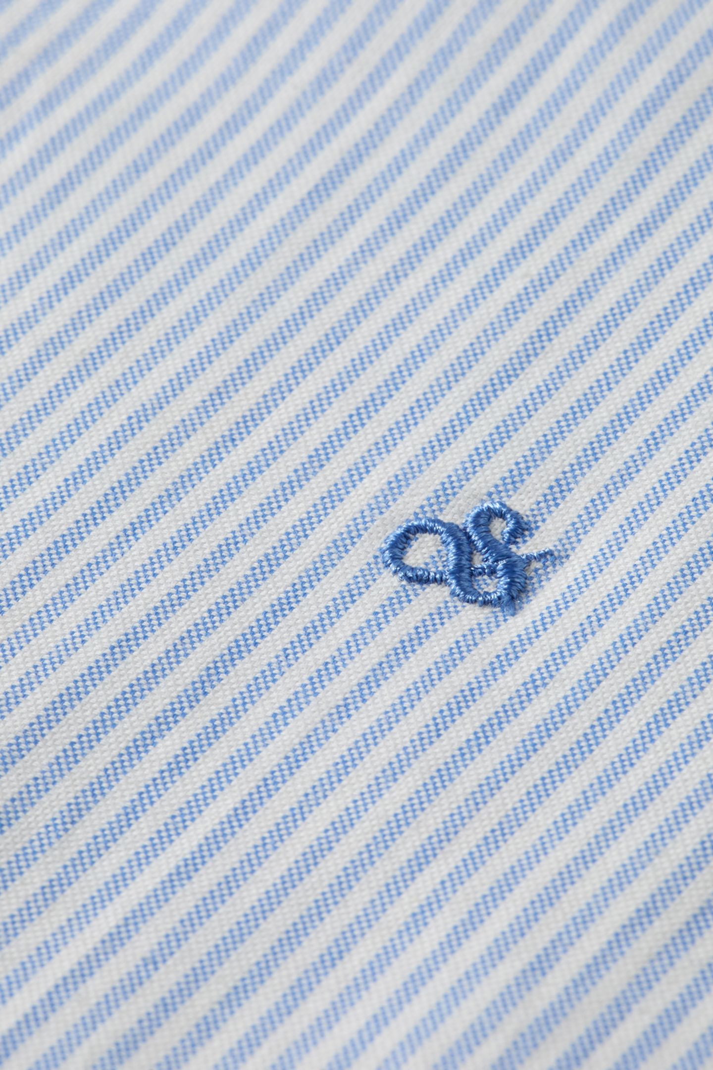 GIRLFRIEND OXFORD STRIPES SHIRT WHITE AND BLUE STRIPE 7