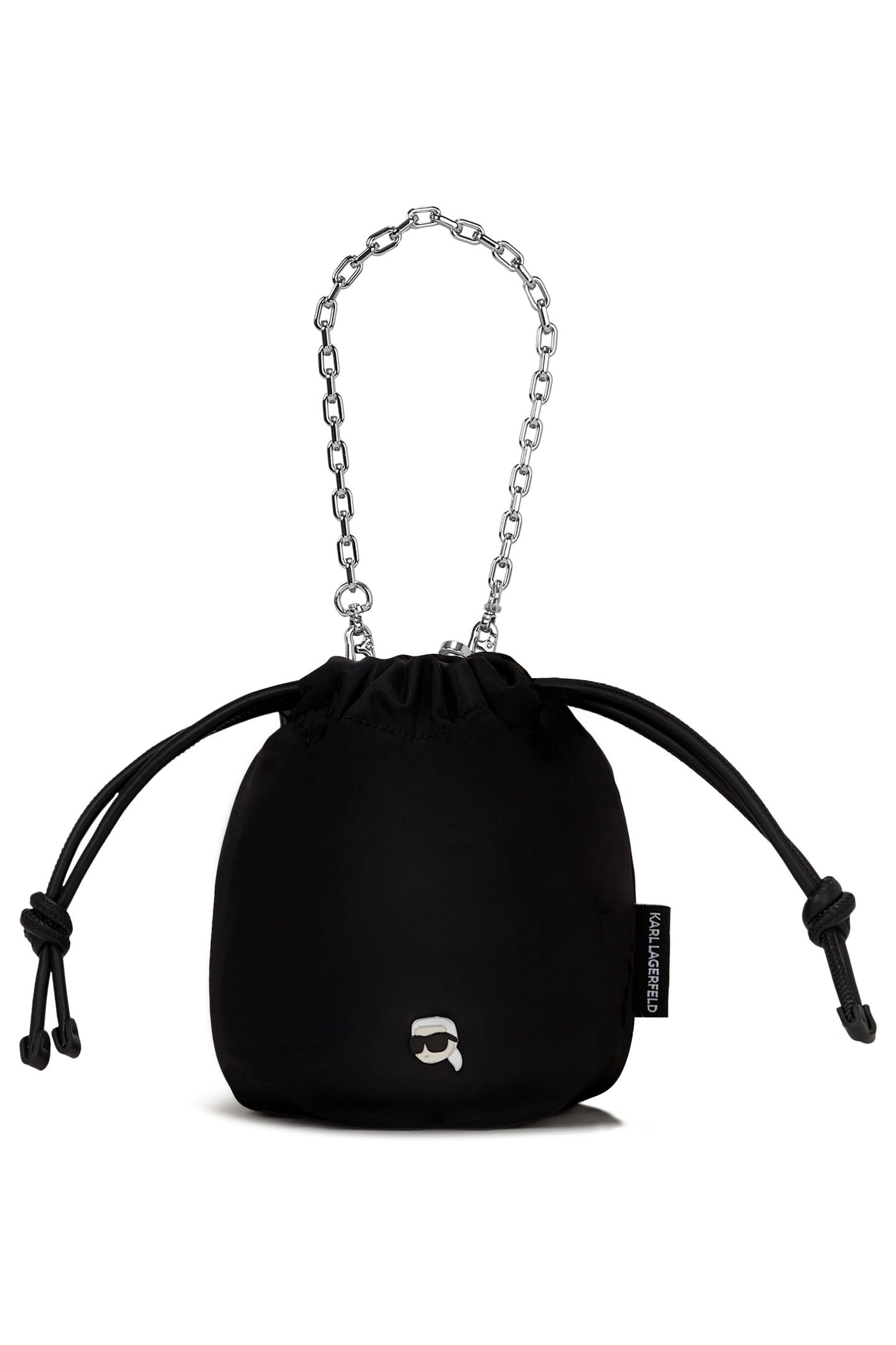 IKON NYLON SMALL BUCKET BAG BLACK 1